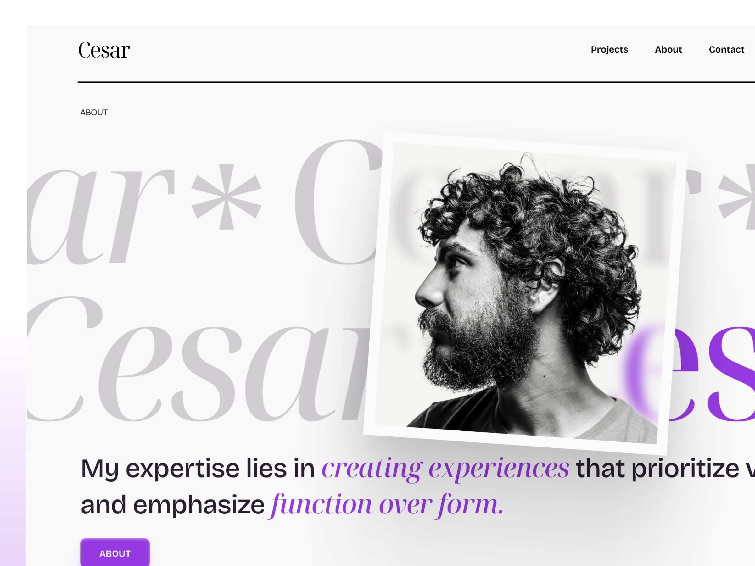 cesar Framer template preview 1