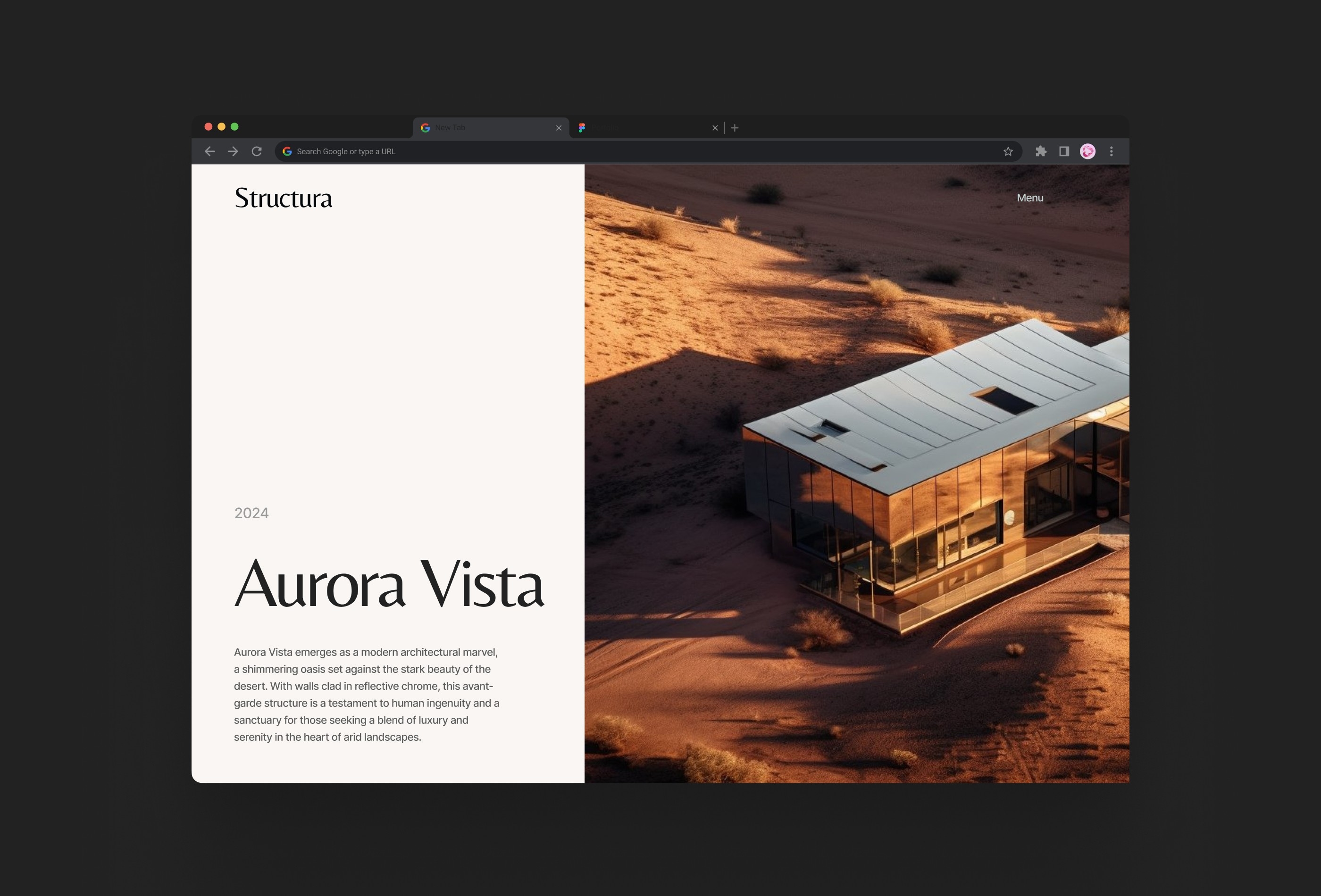 Structura Framer template preview 4