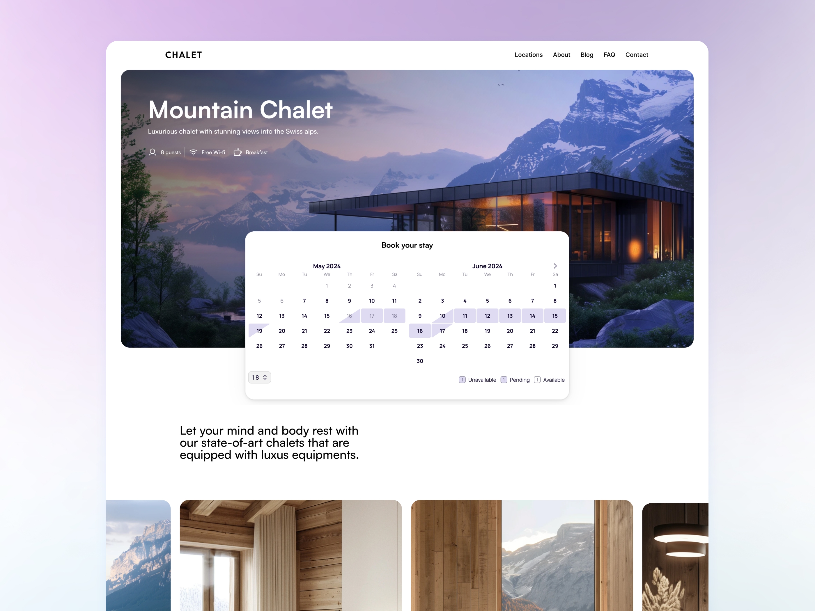 Chalet Framer template preview 1