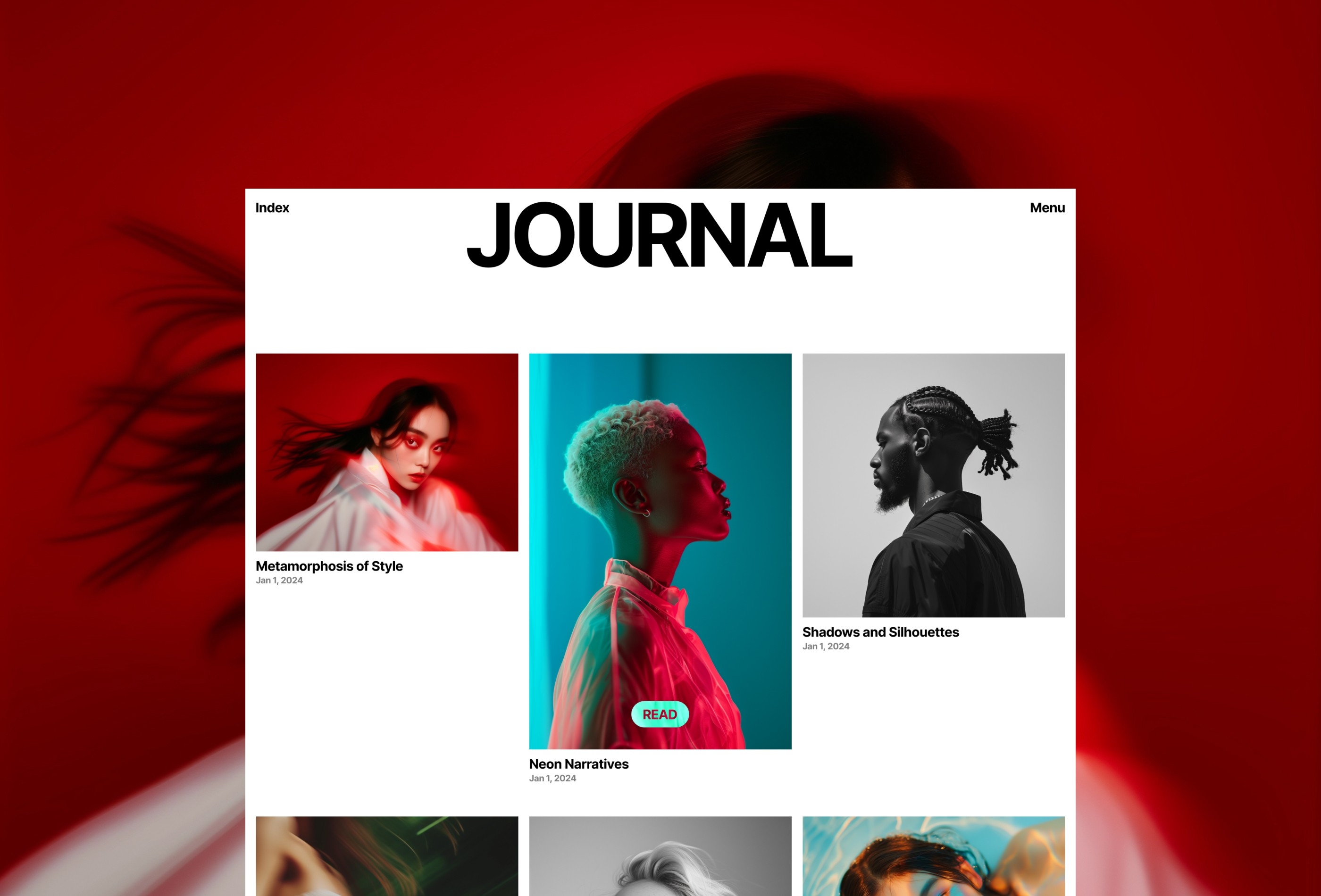 Jules Journey Framer template preview 3