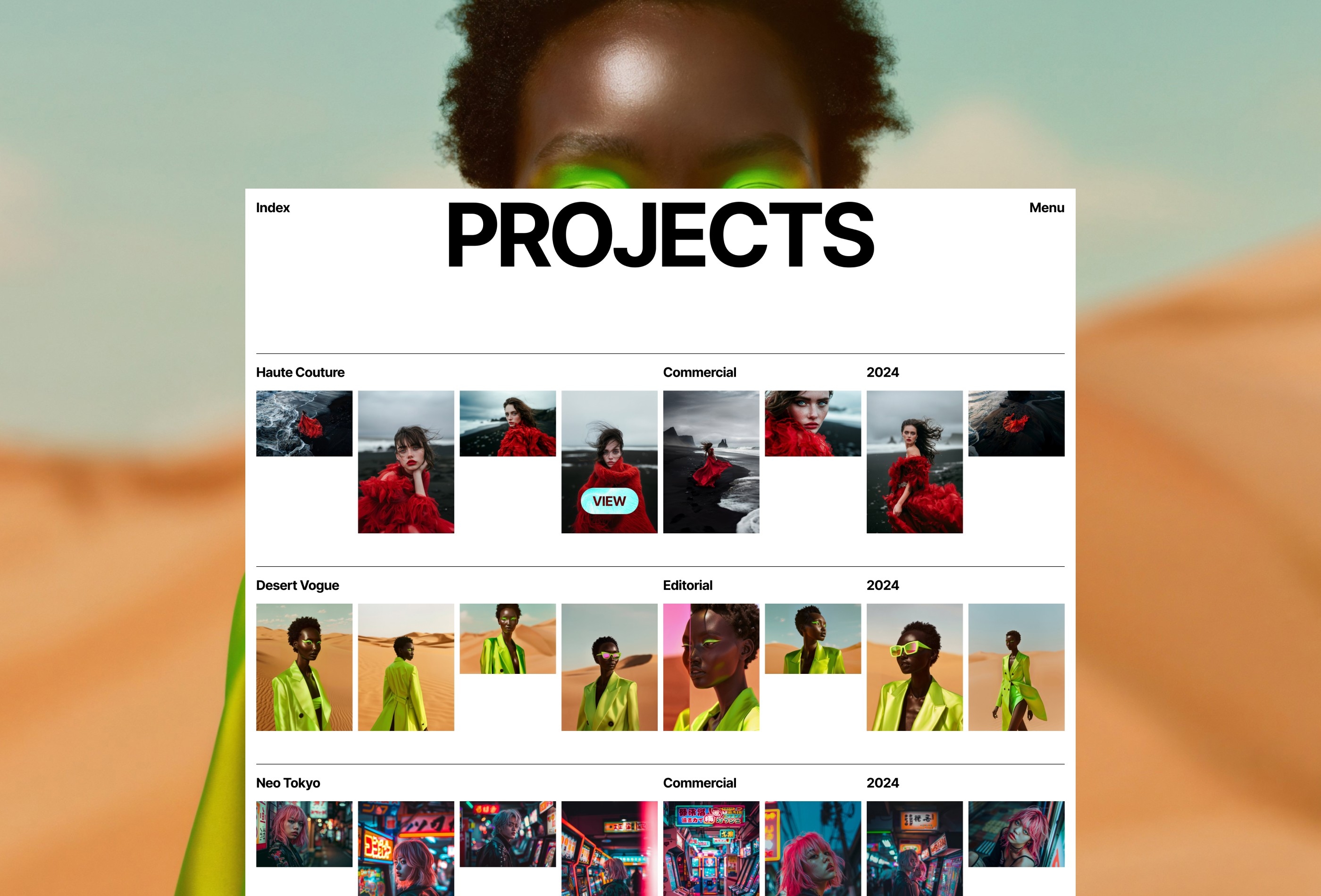 Jules Journey Framer template preview 4