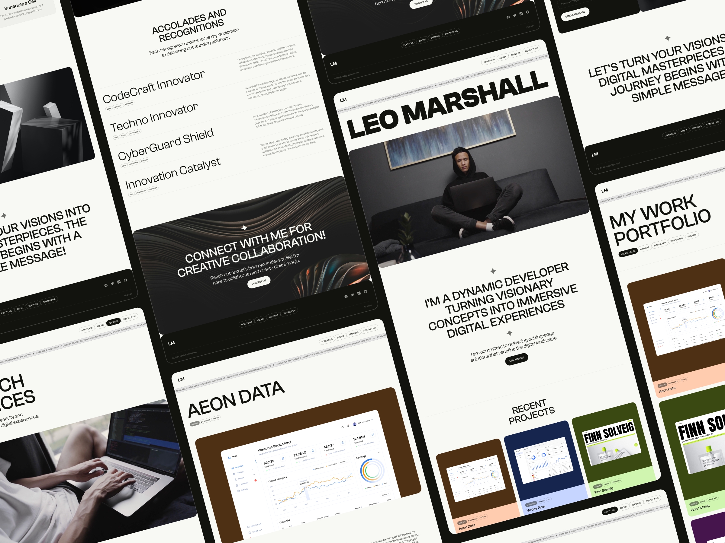 LeoMarshall Framer template preview 3