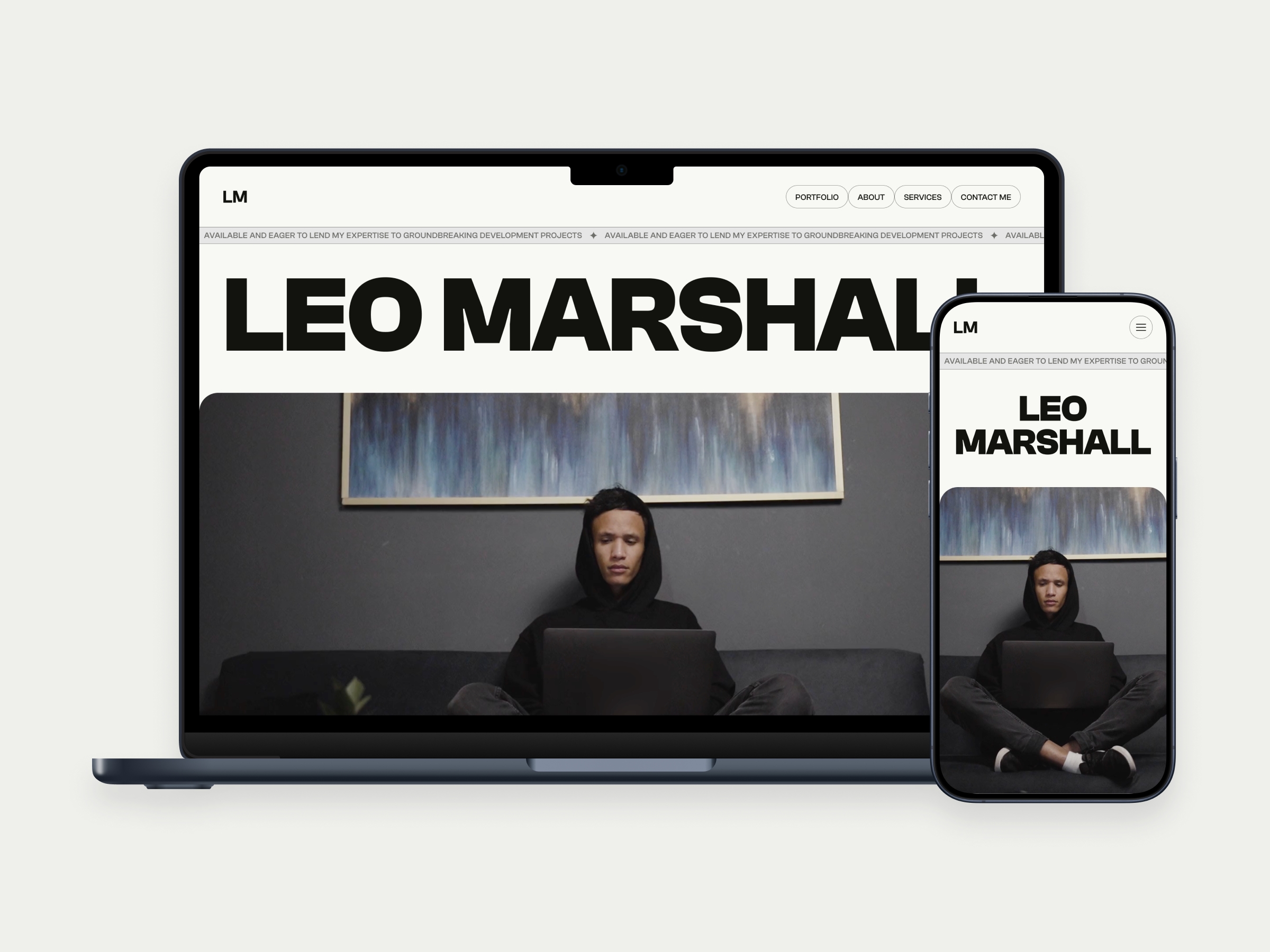 LeoMarshall Framer template preview 4