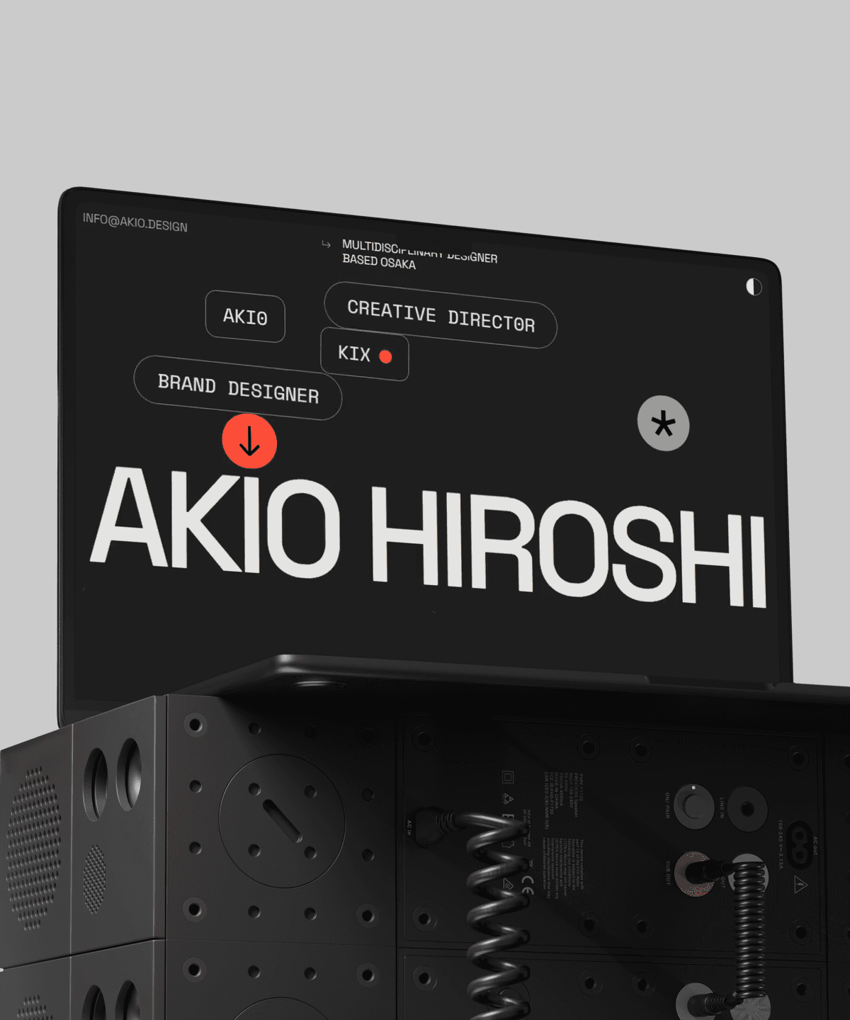 Akio Framer template preview 1