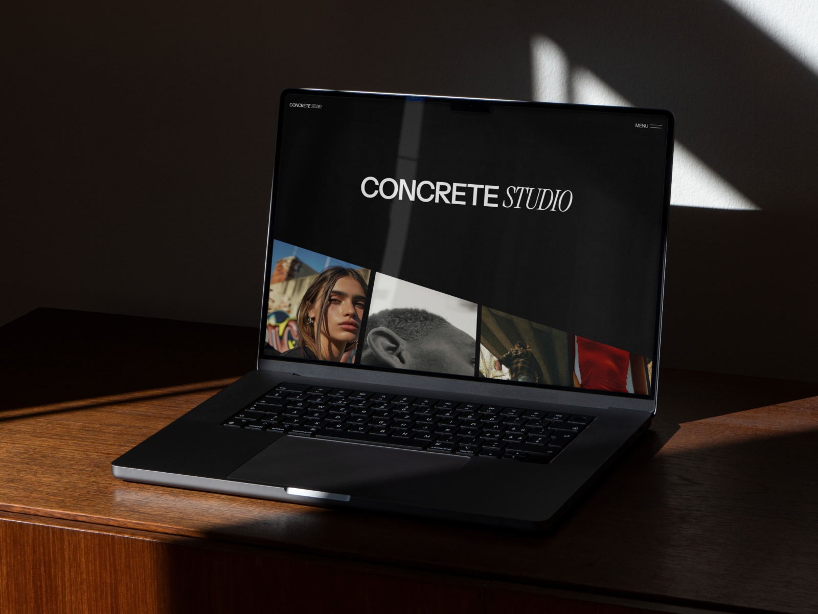 CONCRETE Framer template preview 1