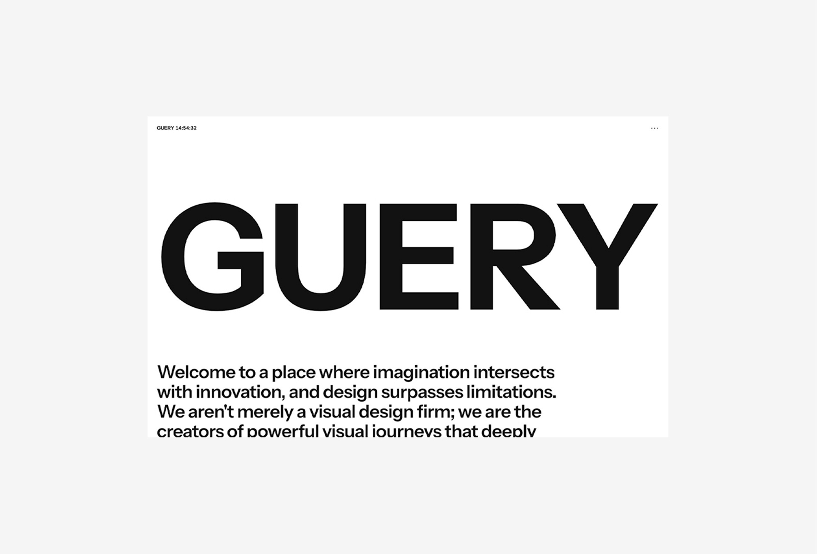 Guery Framer template preview 2