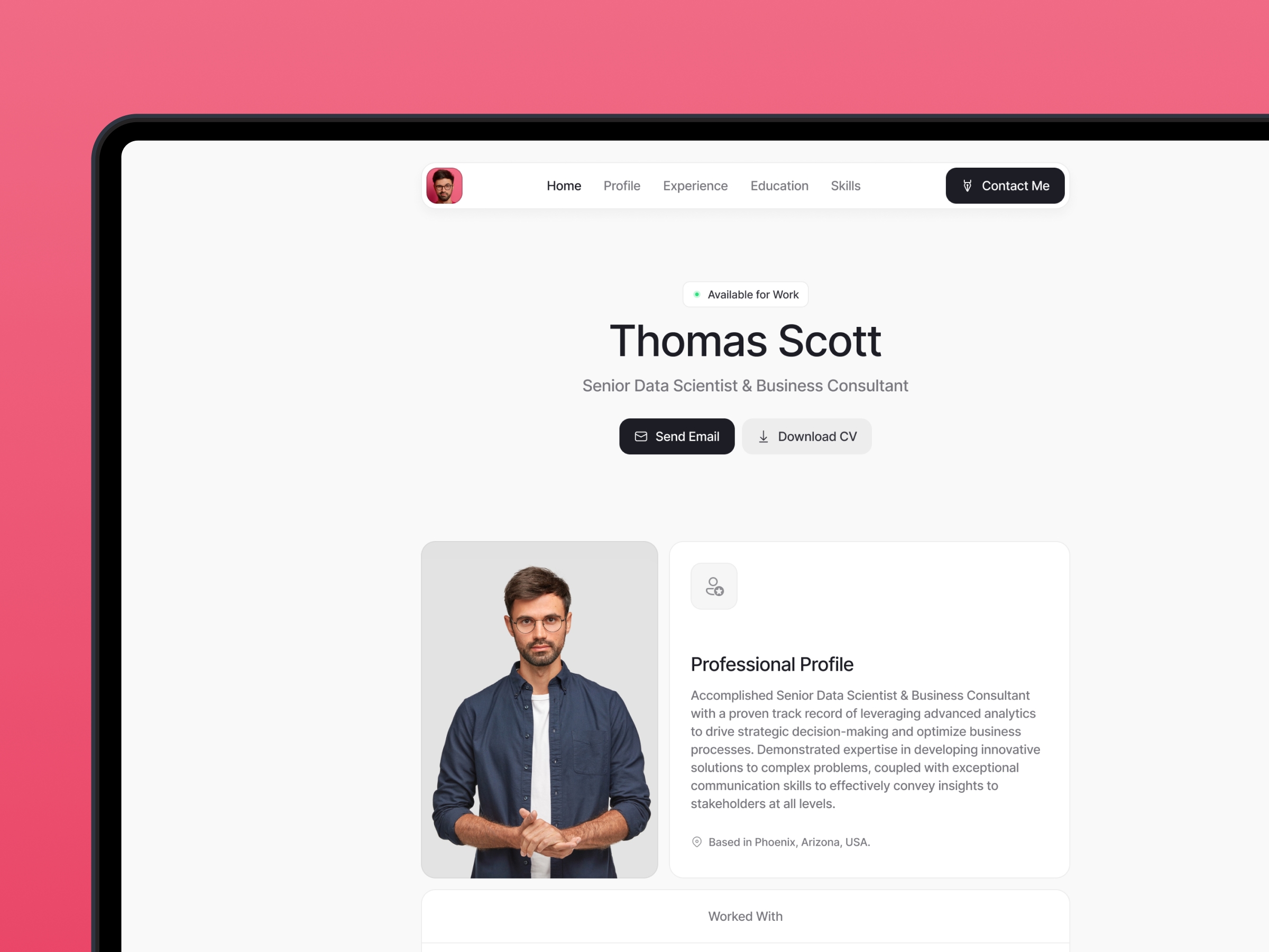 ThomasScott Framer template preview 1