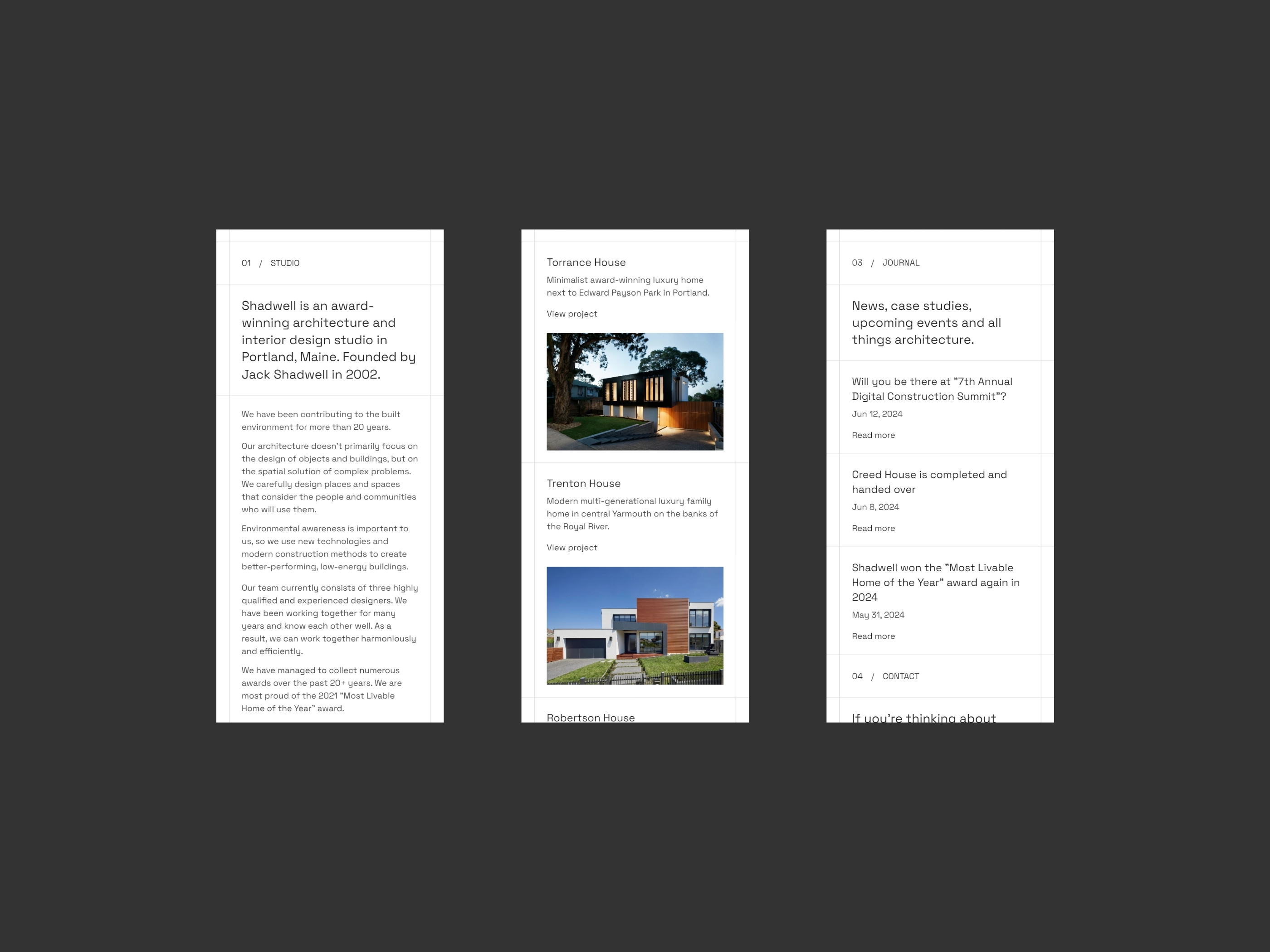 Shadwell Framer template preview 3