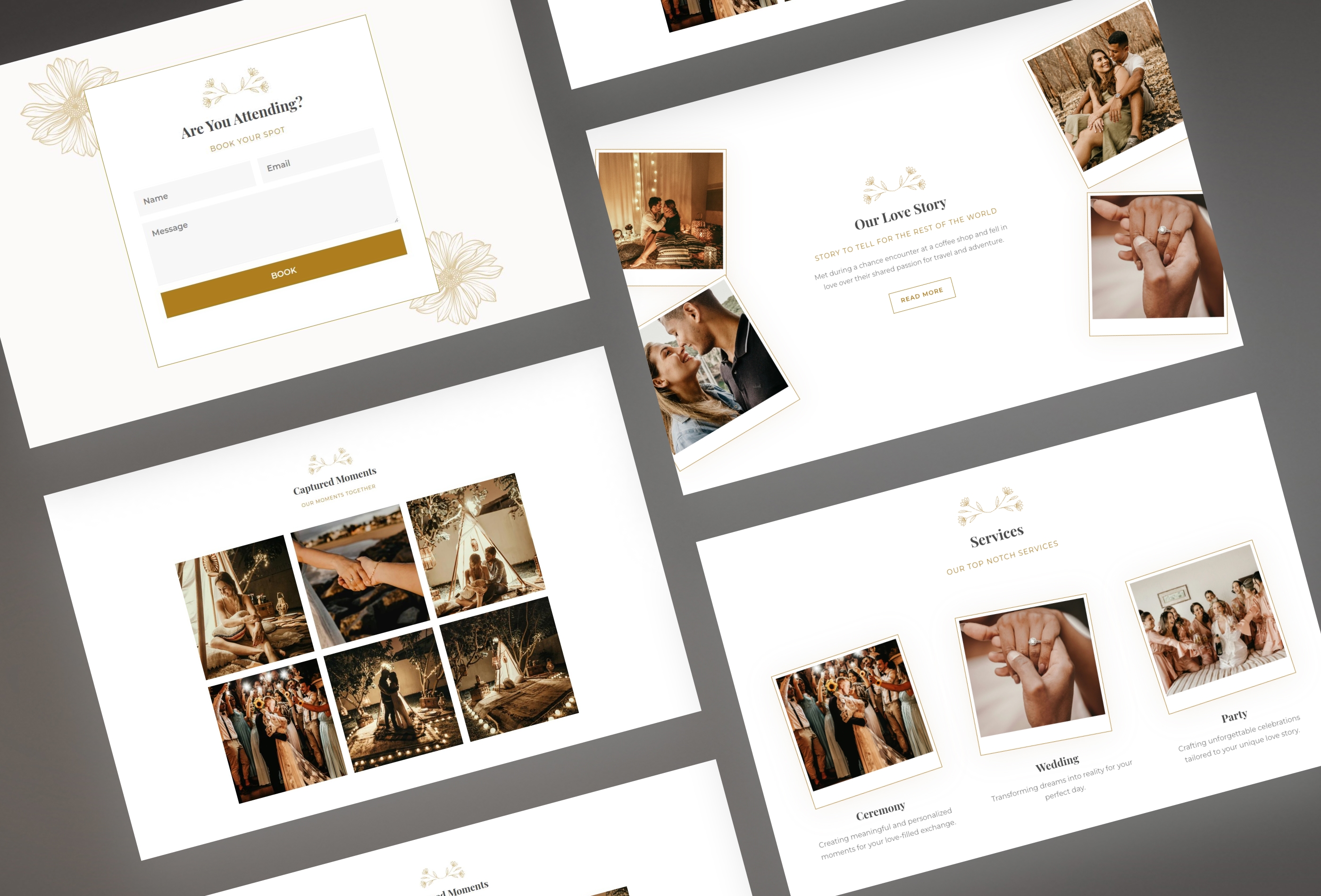 Amore Framer template preview 4