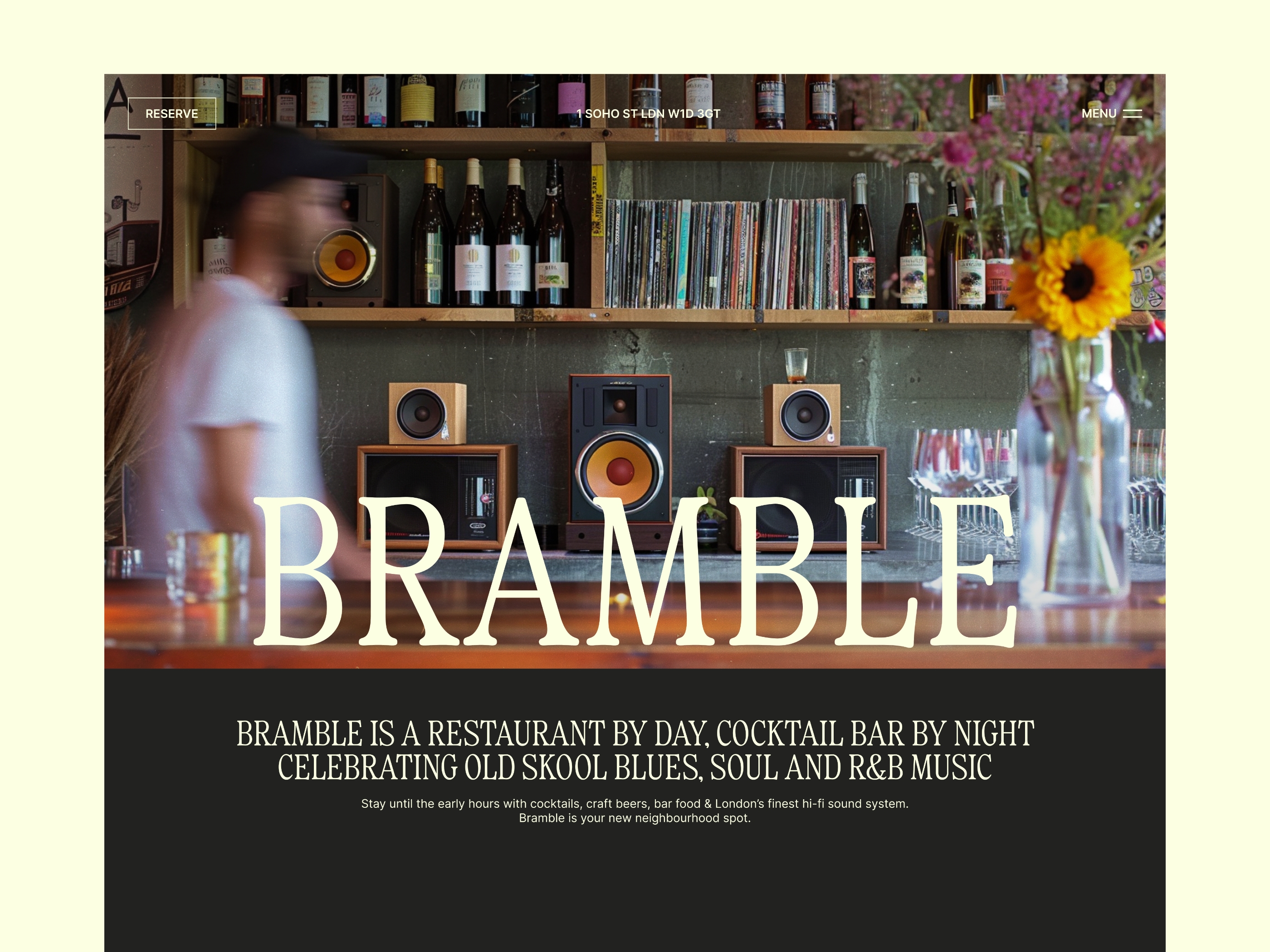 BRAMBLE Framer template preview 1