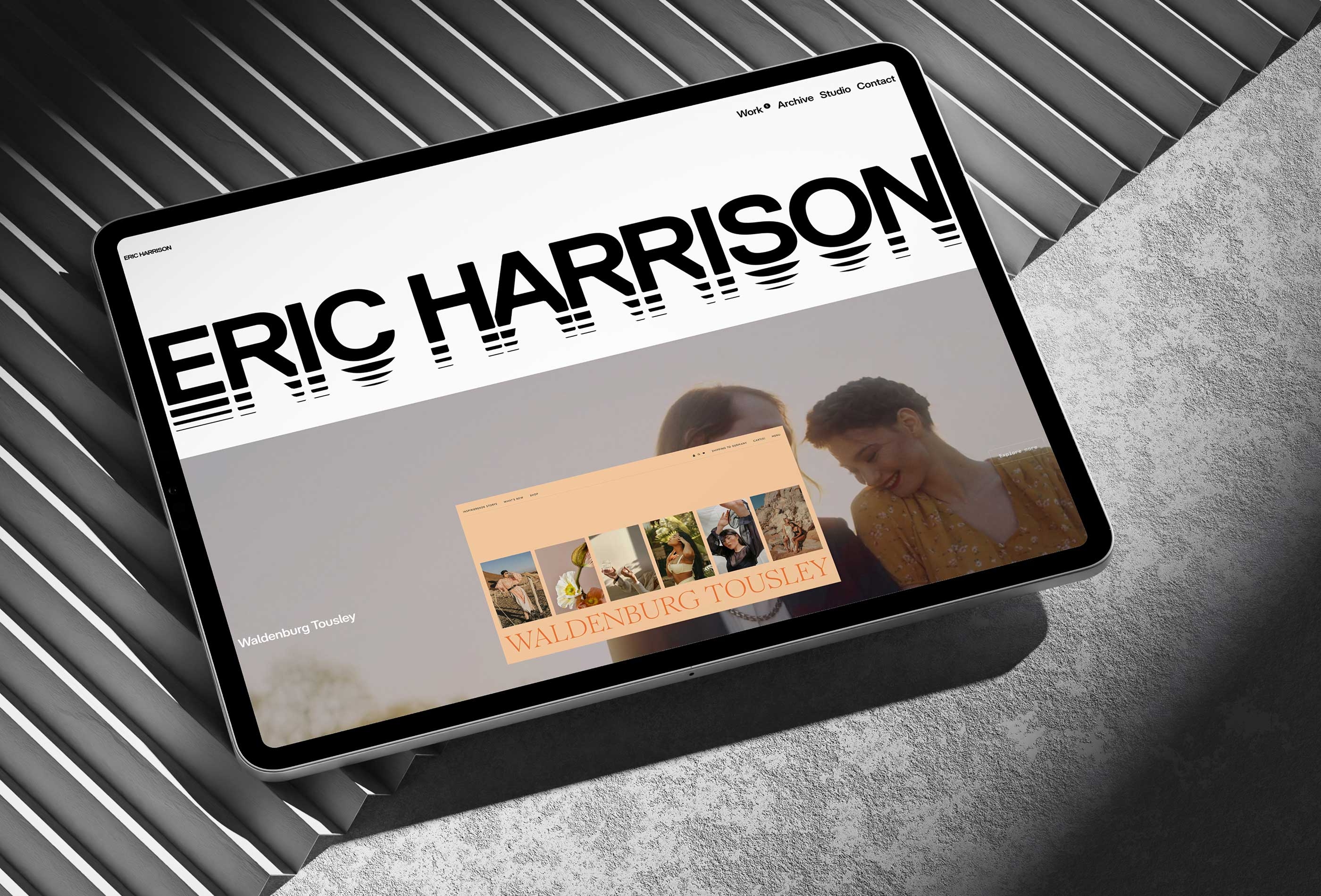 Harrison Framer template preview 2