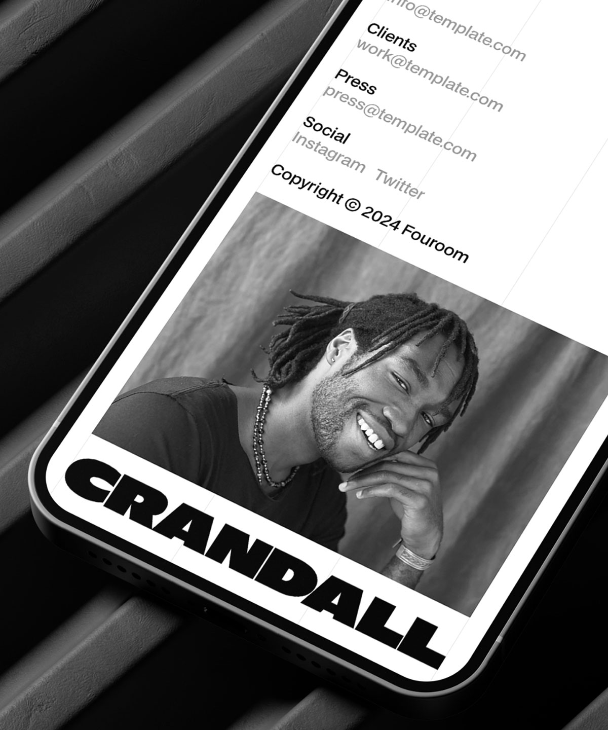 Crandall Framer template preview 1