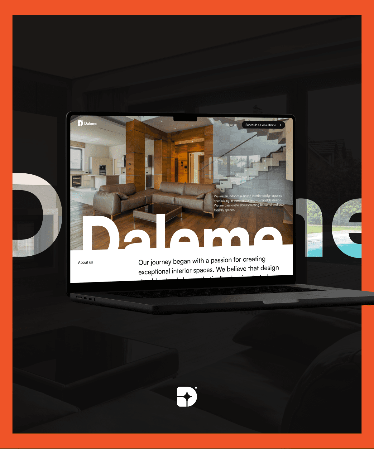 DalemeInterior Framer template preview 1