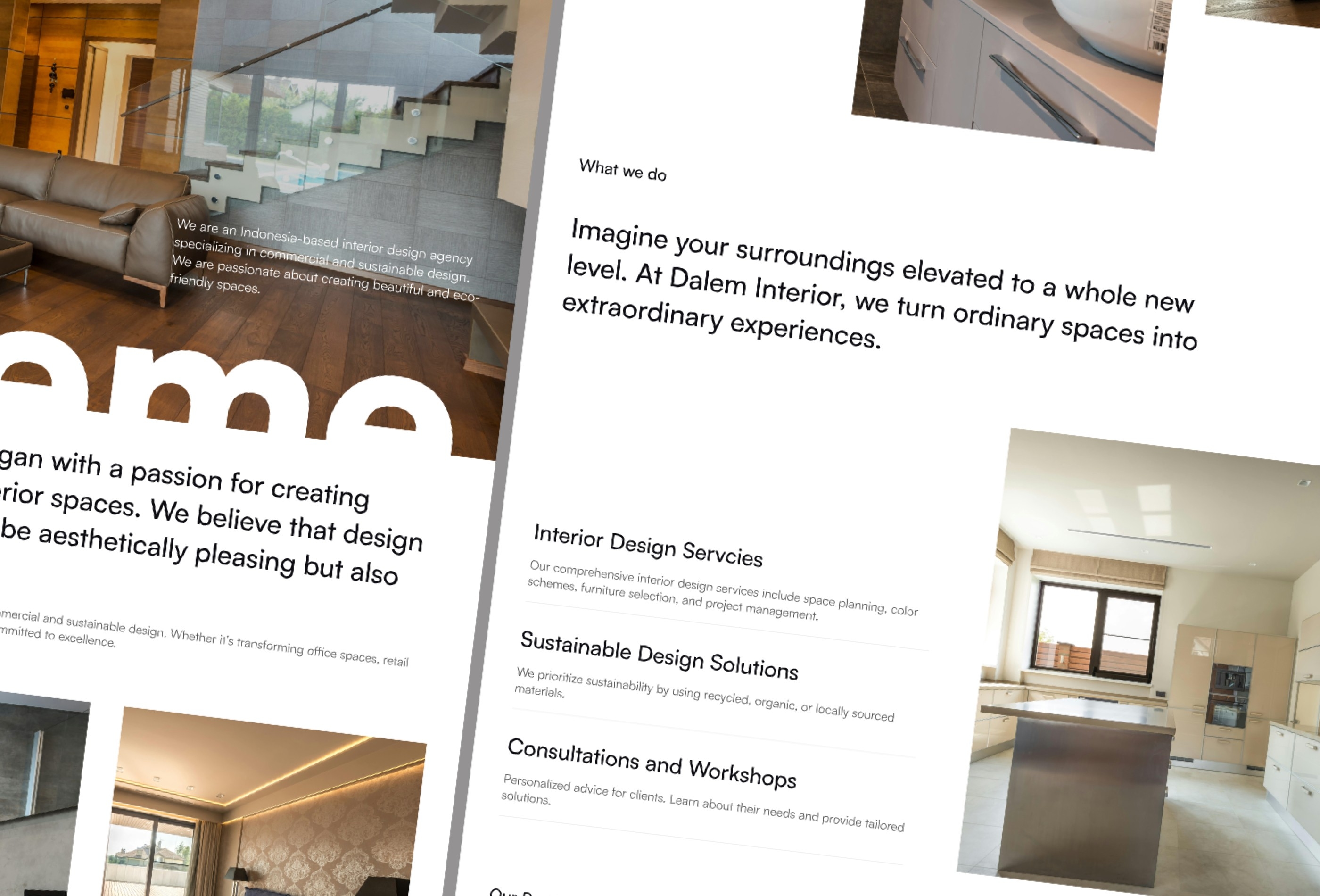 DalemeInterior Framer template preview 2