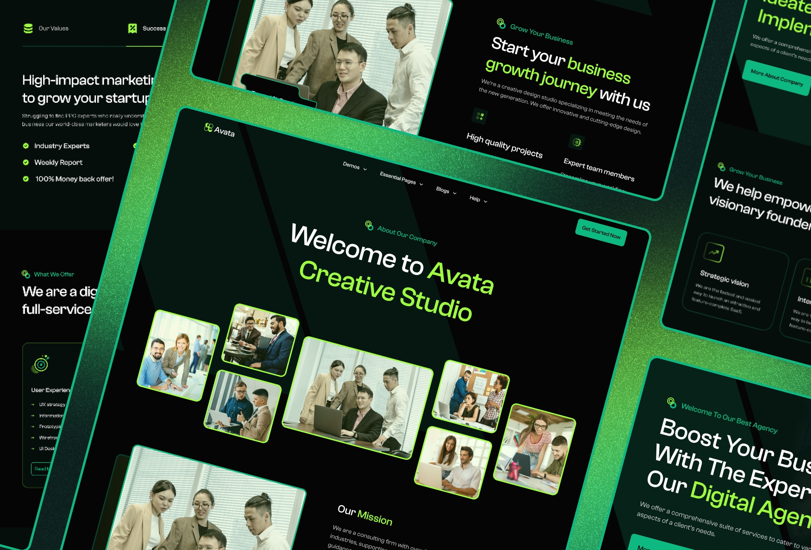 Avata Framer template preview 3