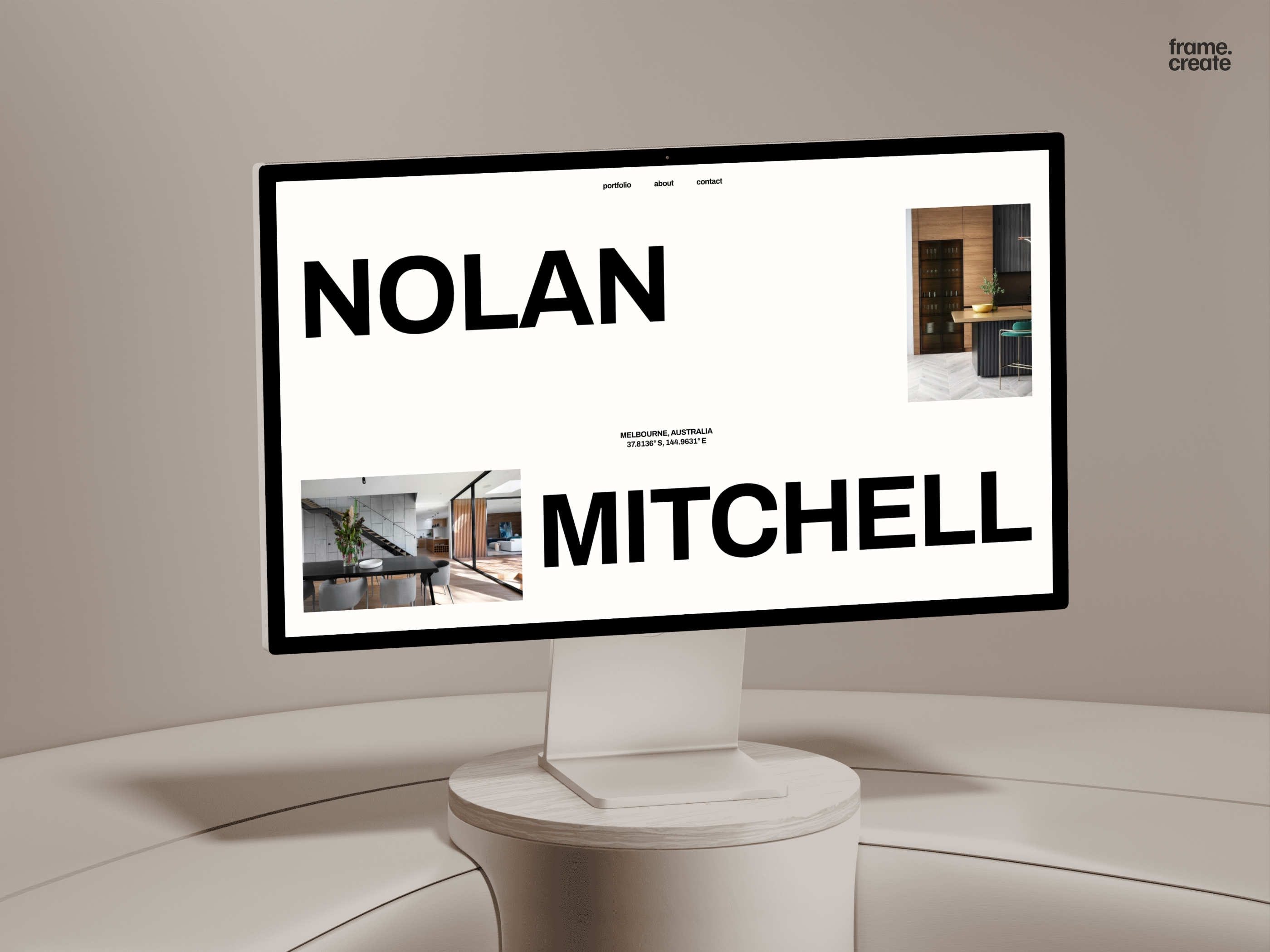 NolanMitchel Framer template preview 1