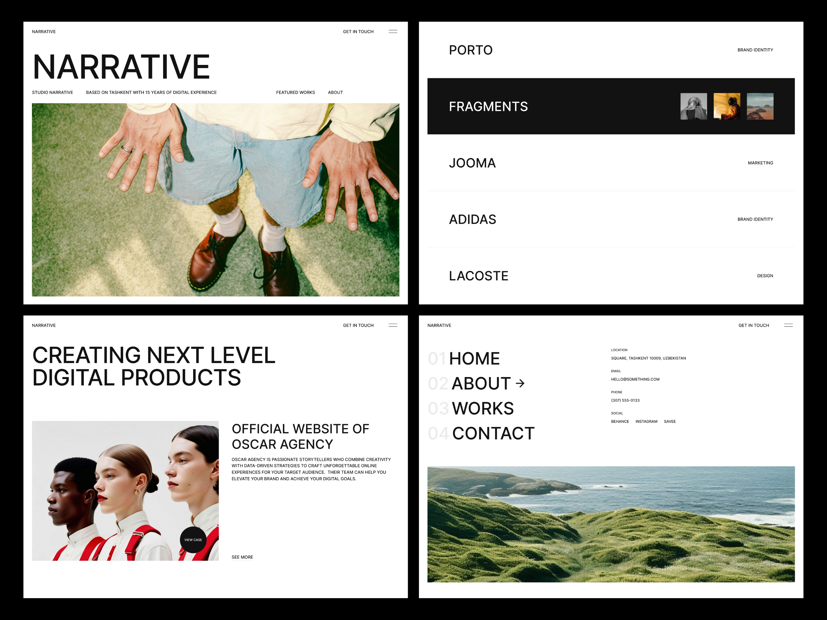 Narrative Framer template preview 1