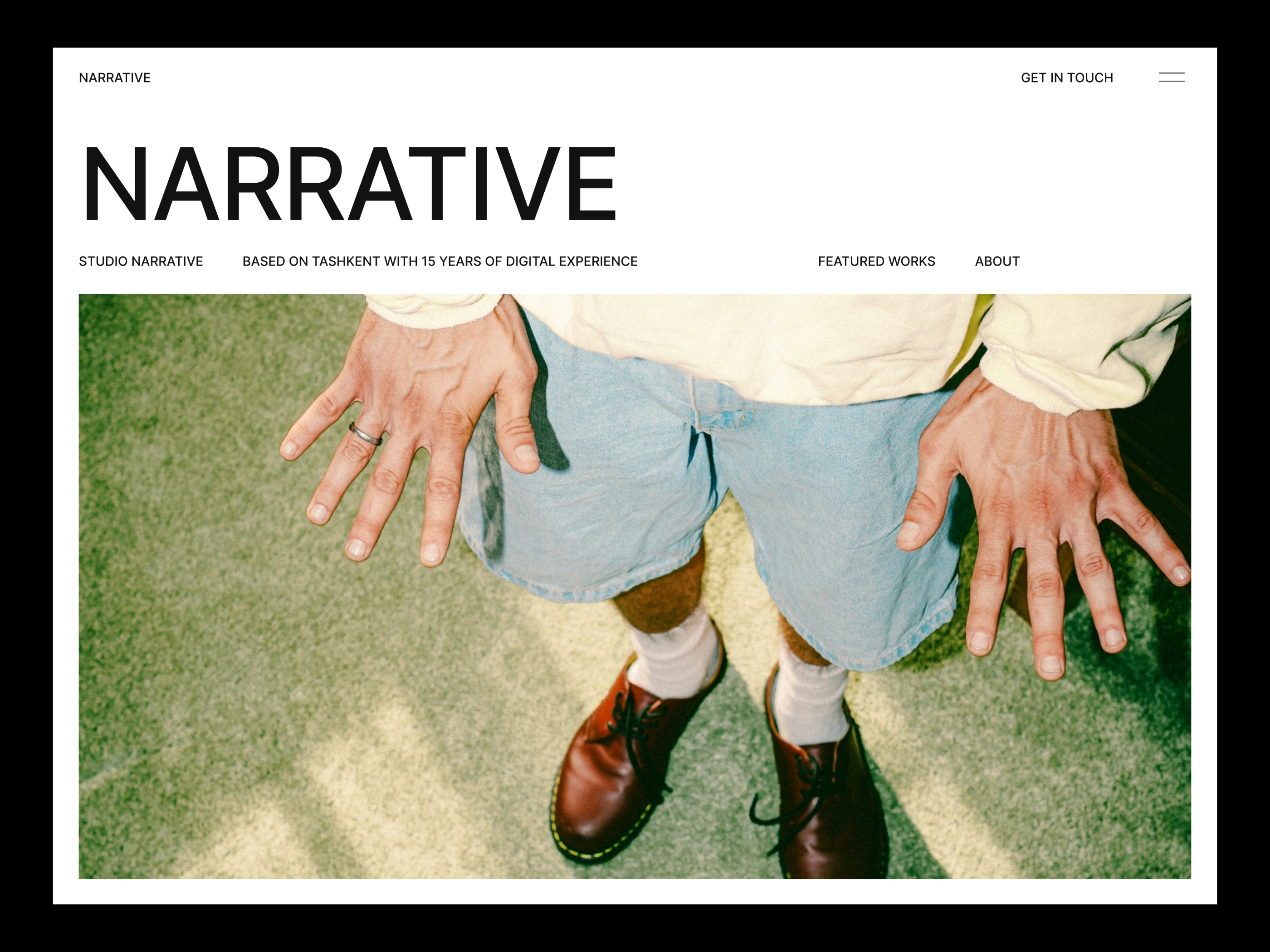 Narrative Framer template preview 2