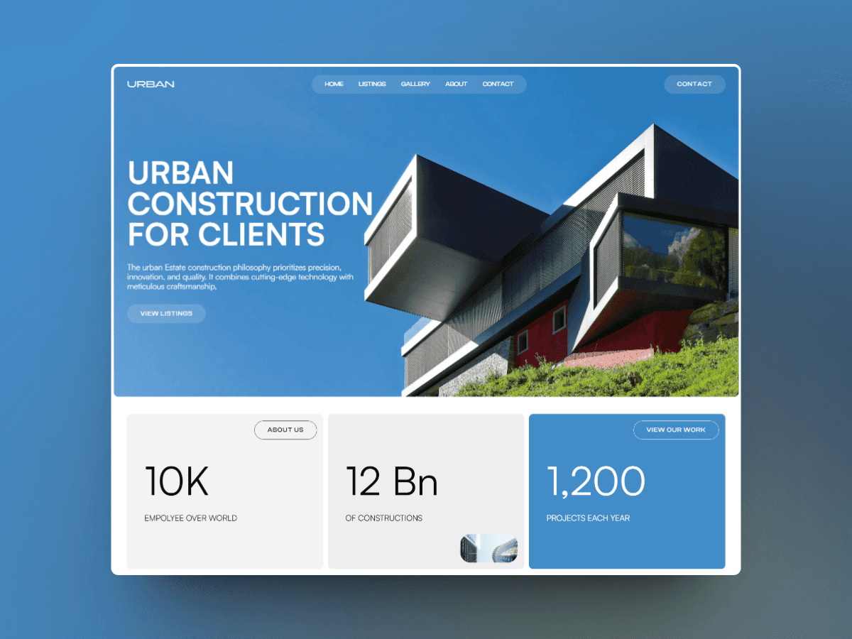 Urban Framer template preview 2