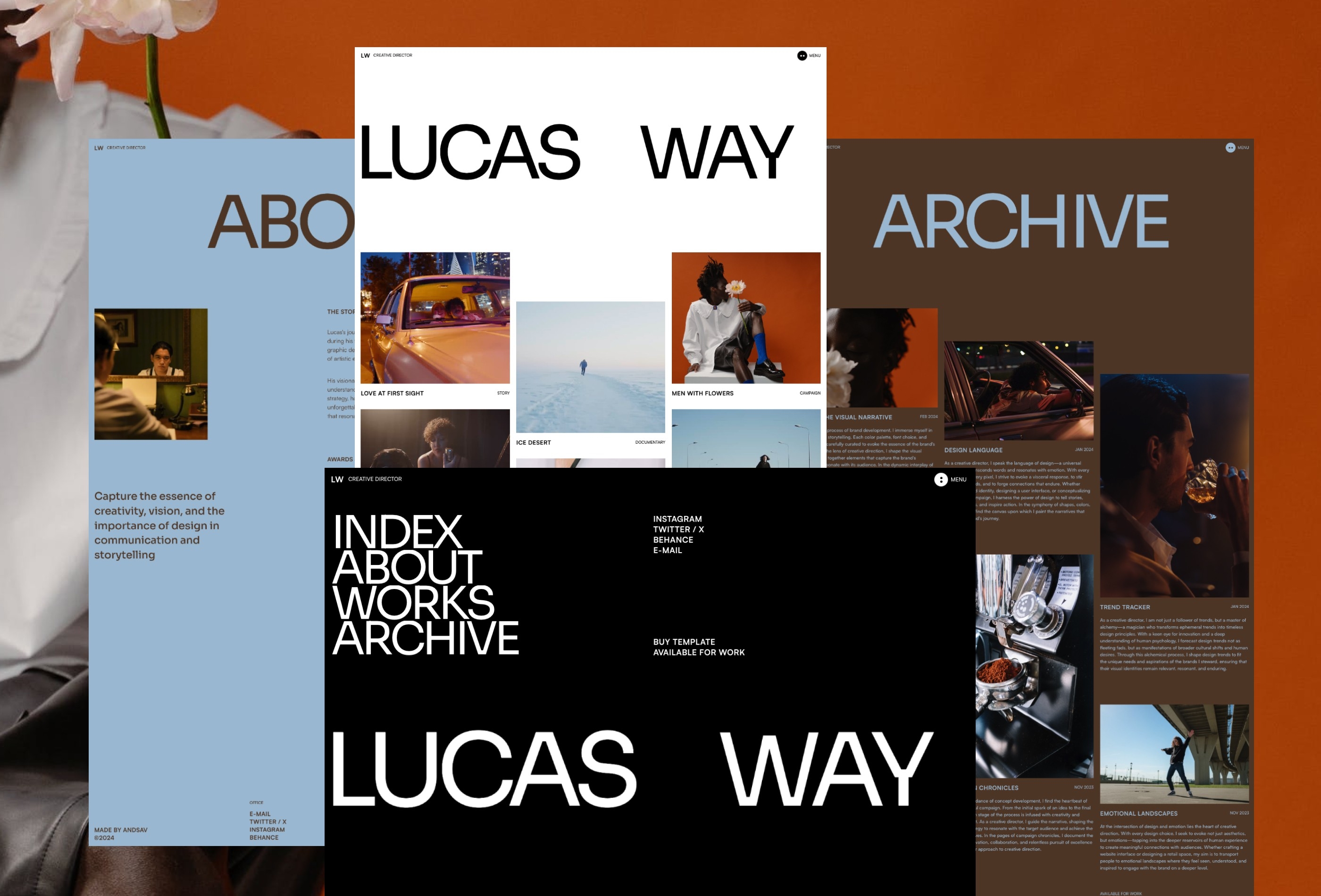 LucasWay Framer template preview 3