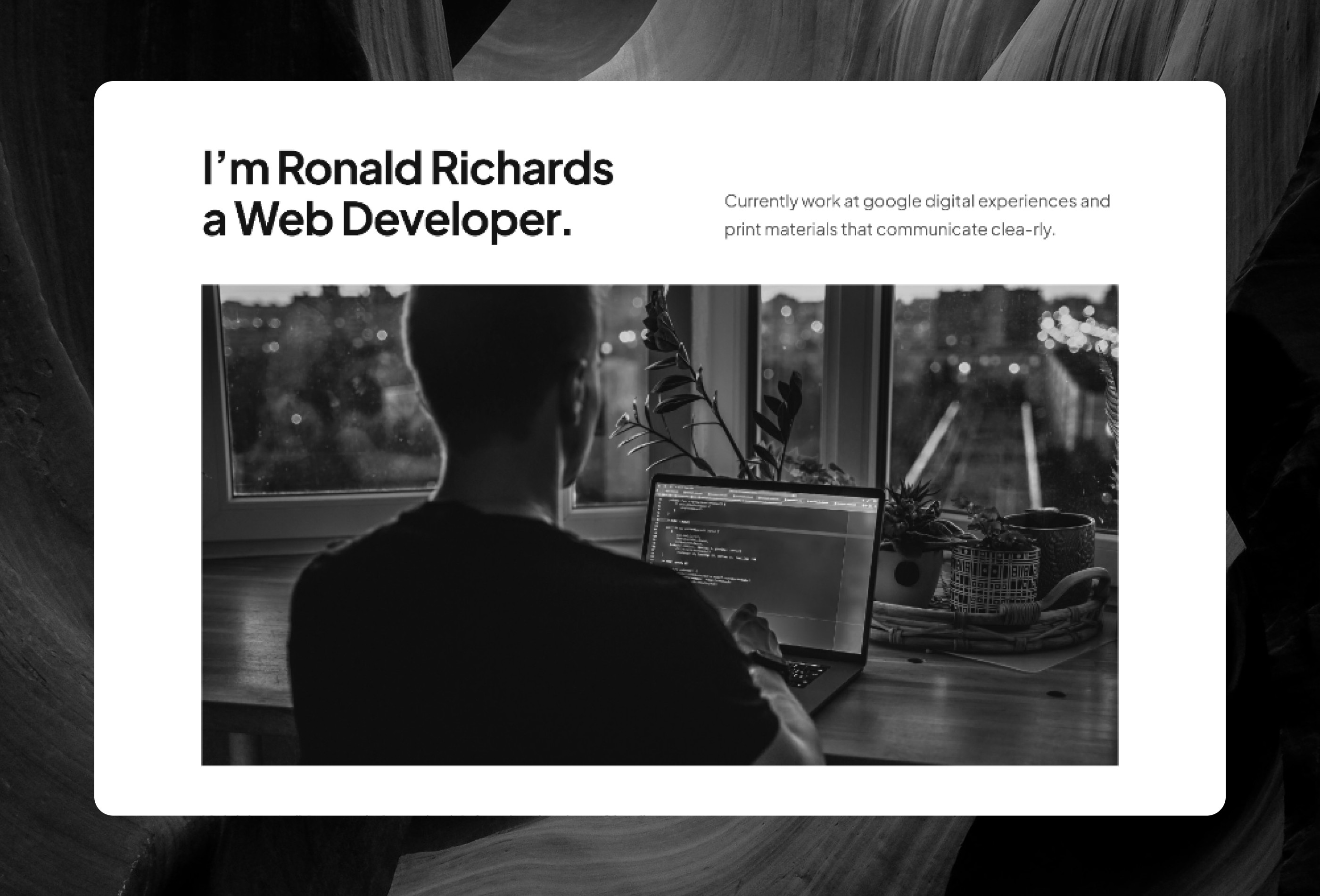 Ronald Framer template preview 3