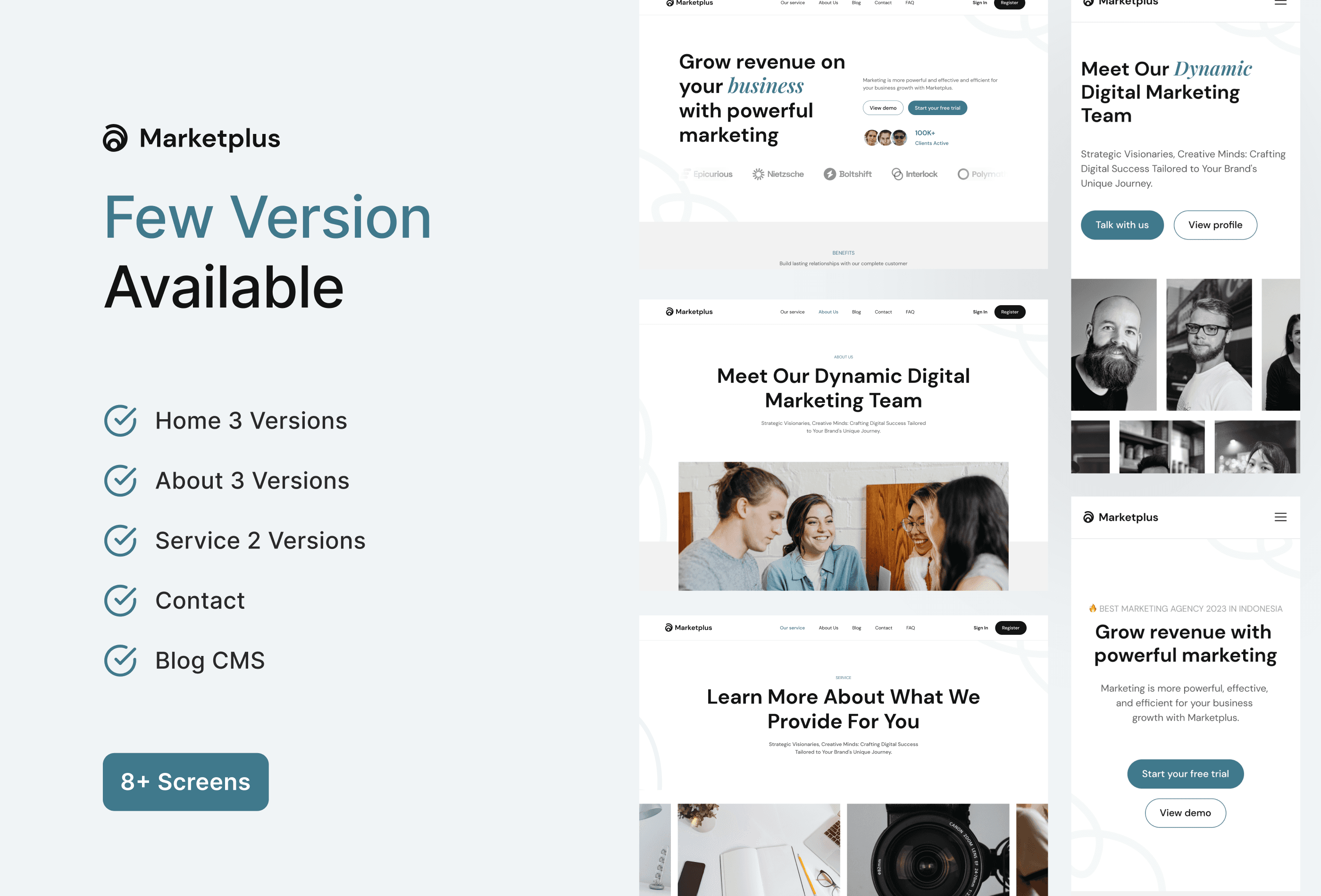 Marketplus Framer template preview 3