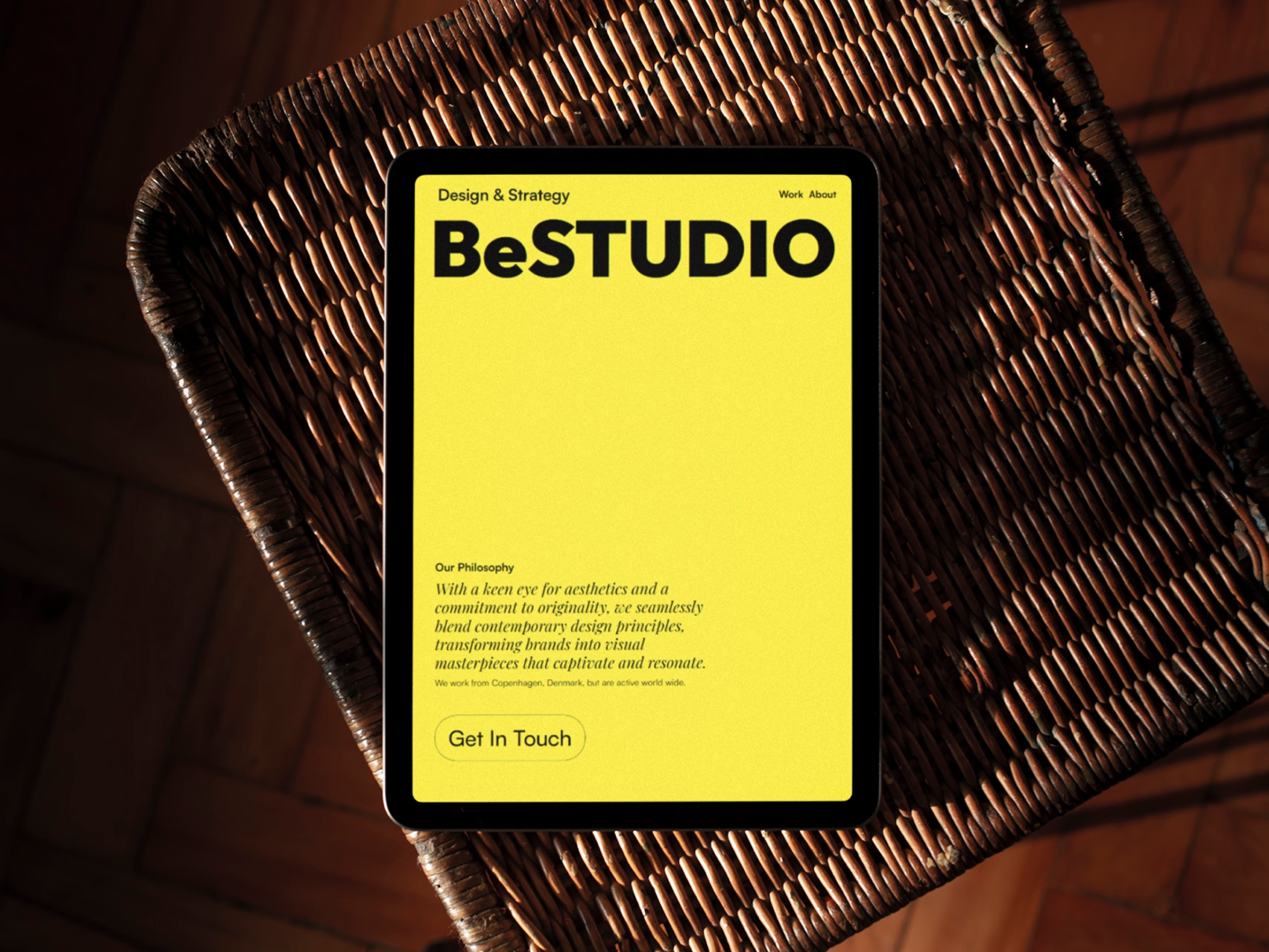 BeStudio Framer template preview 1