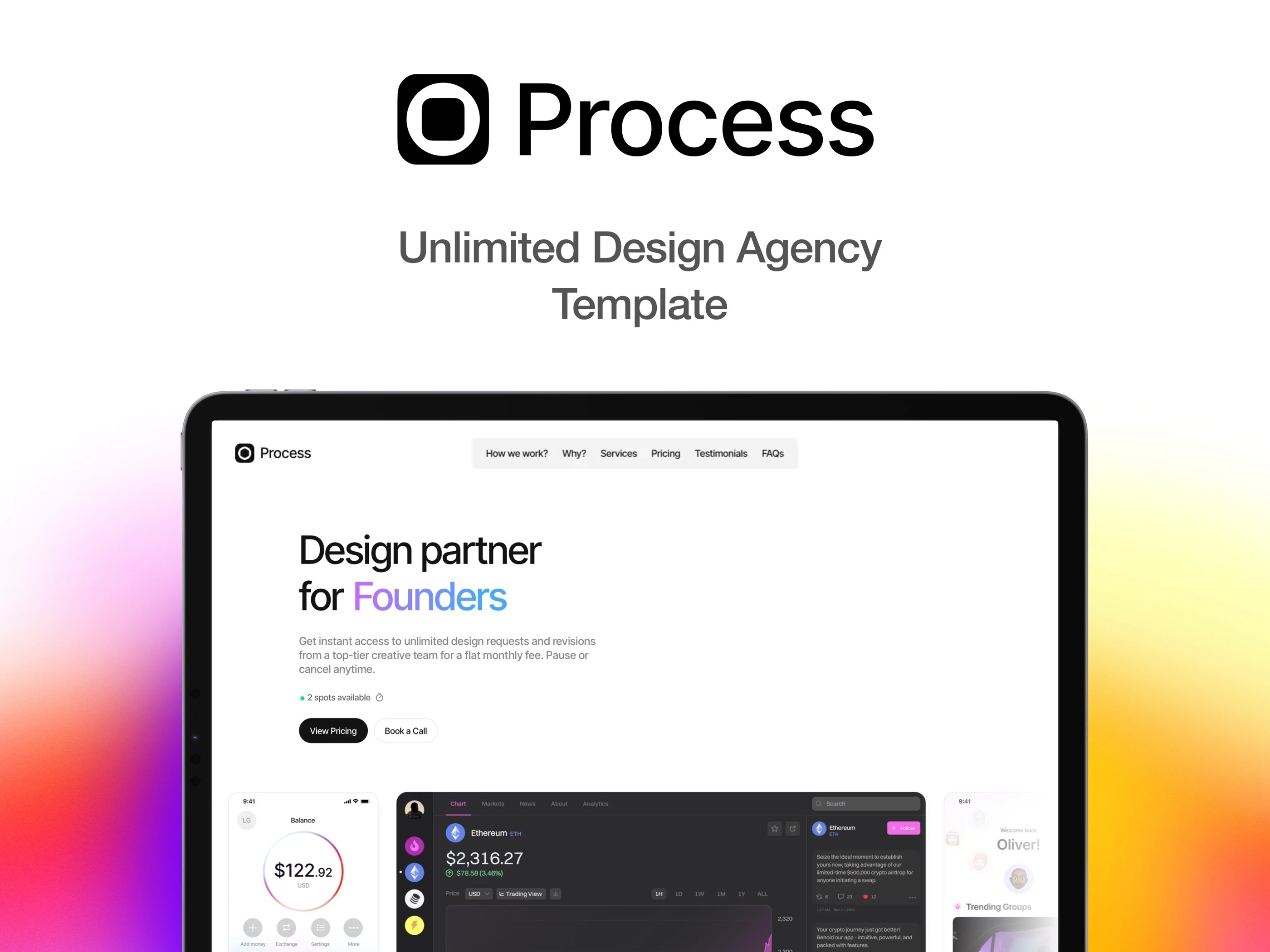 Process Framer template preview 1