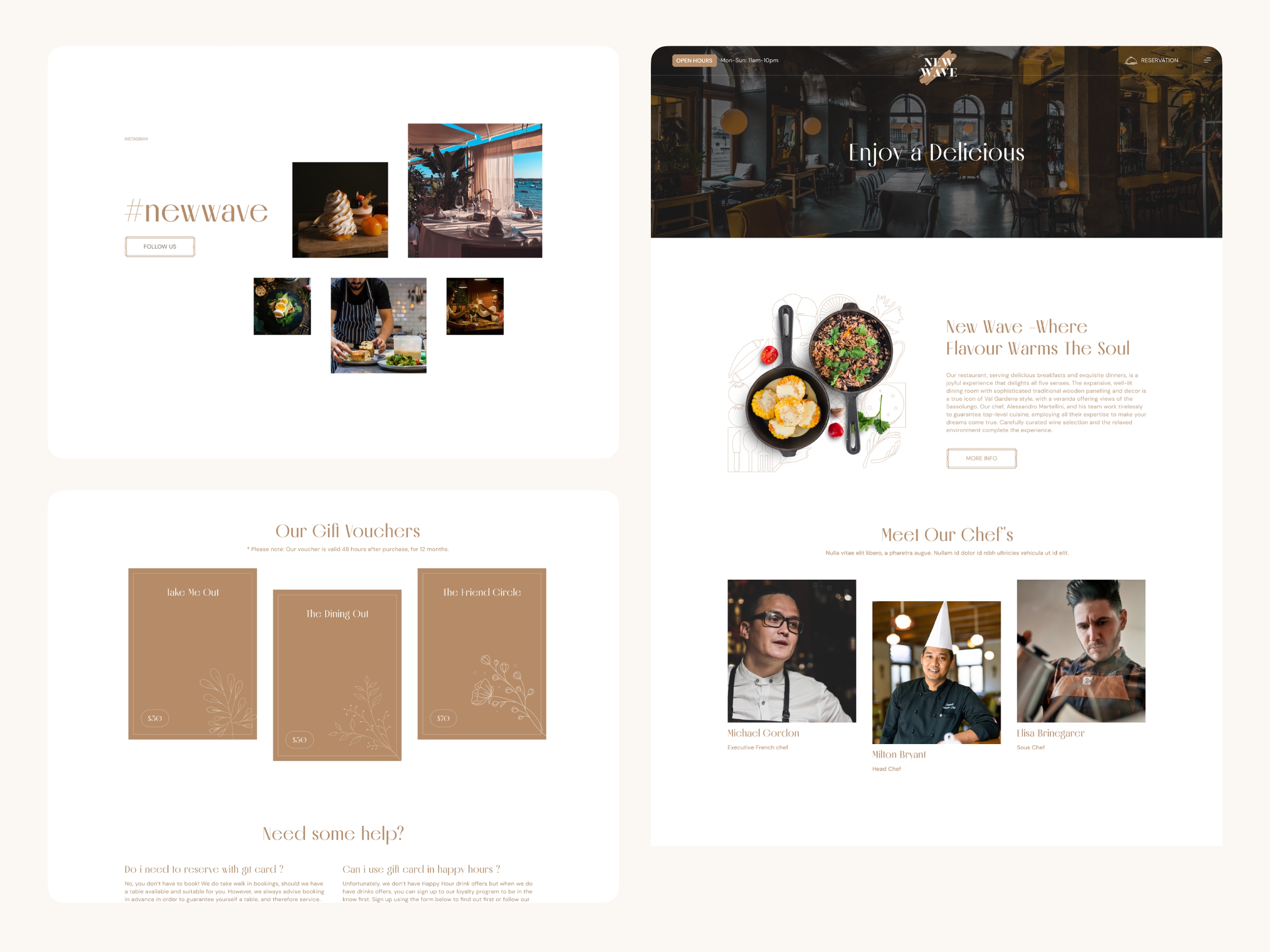 NewWave Framer template preview 3