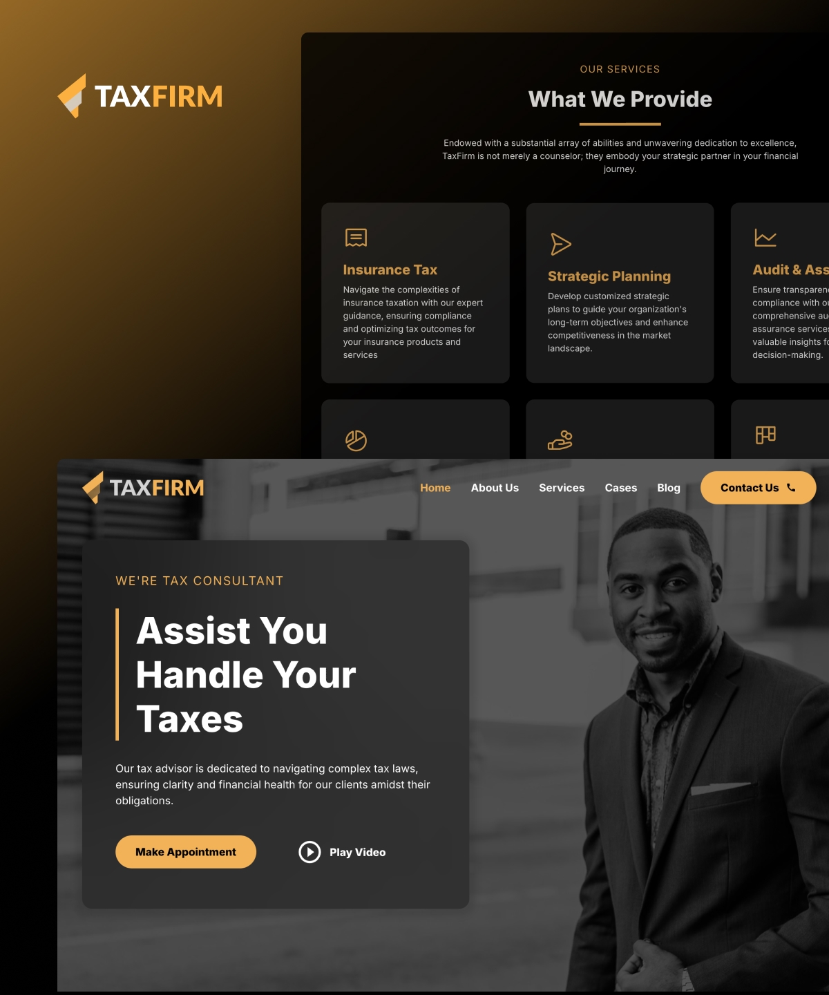 TaxFirm Framer template preview 1