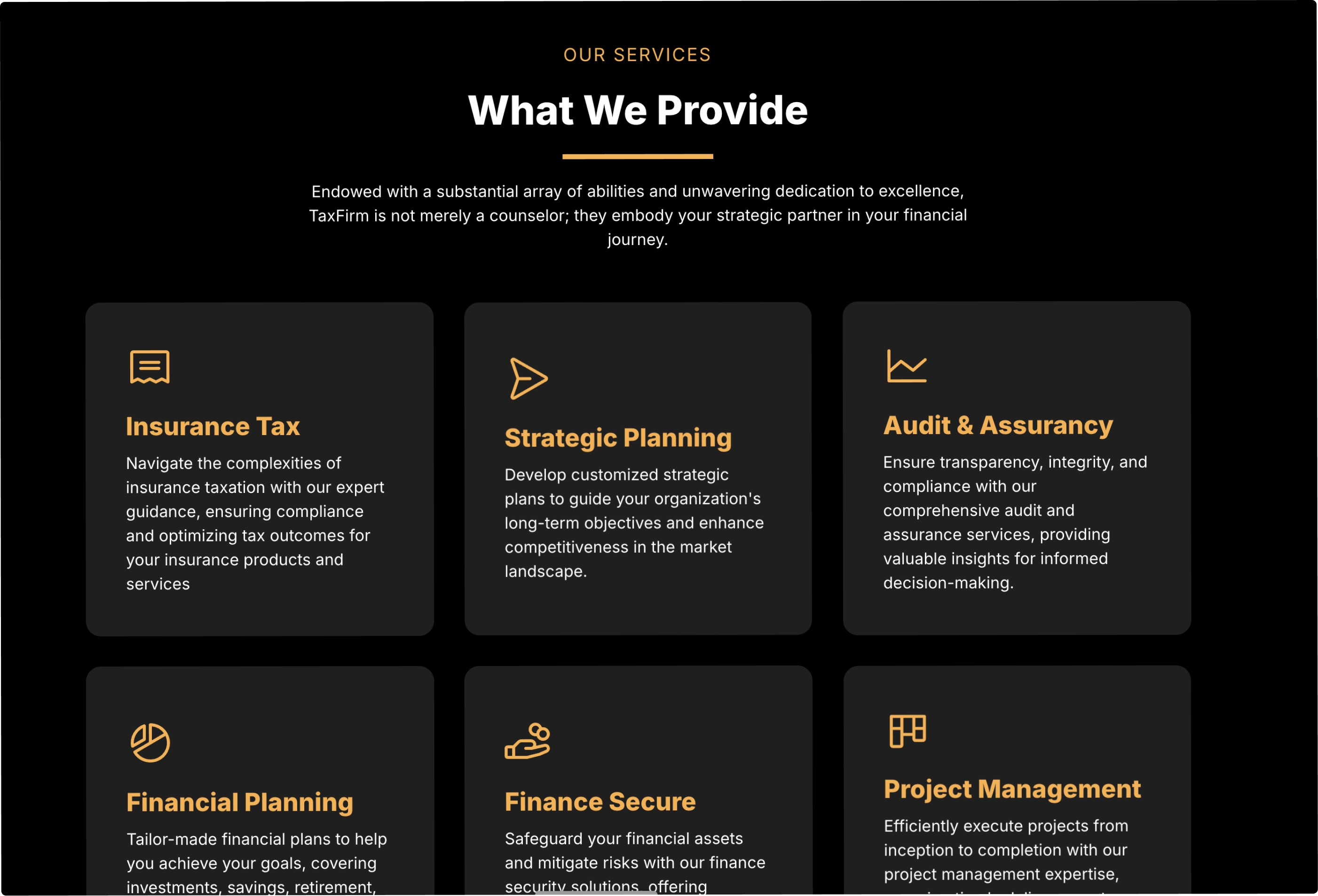 TaxFirm Framer template preview 3