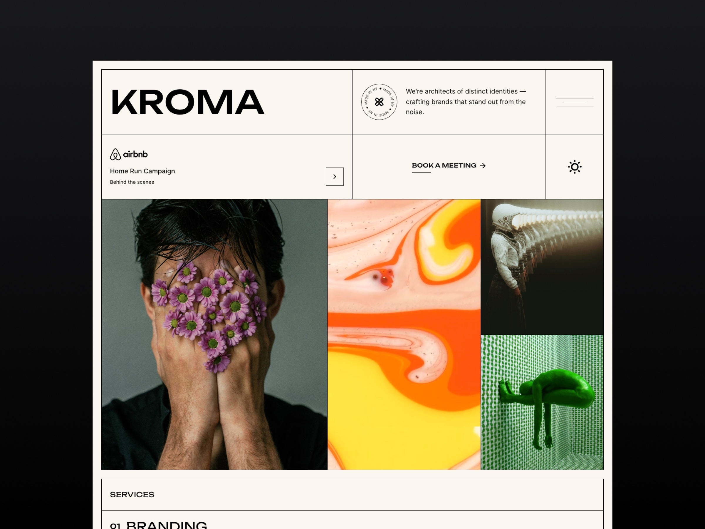 Kroma Framer template preview 2