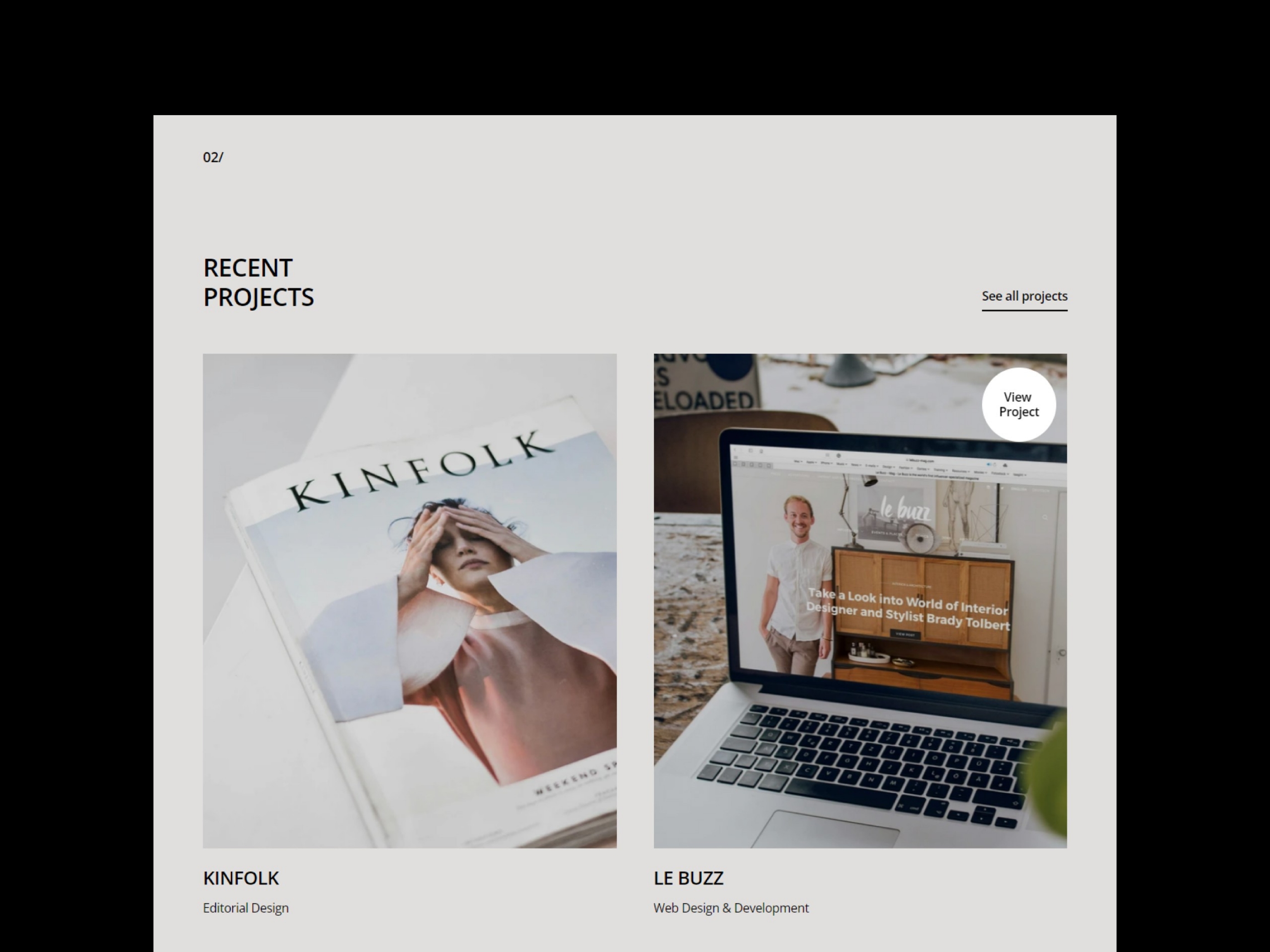 Epoch Framer template preview 3