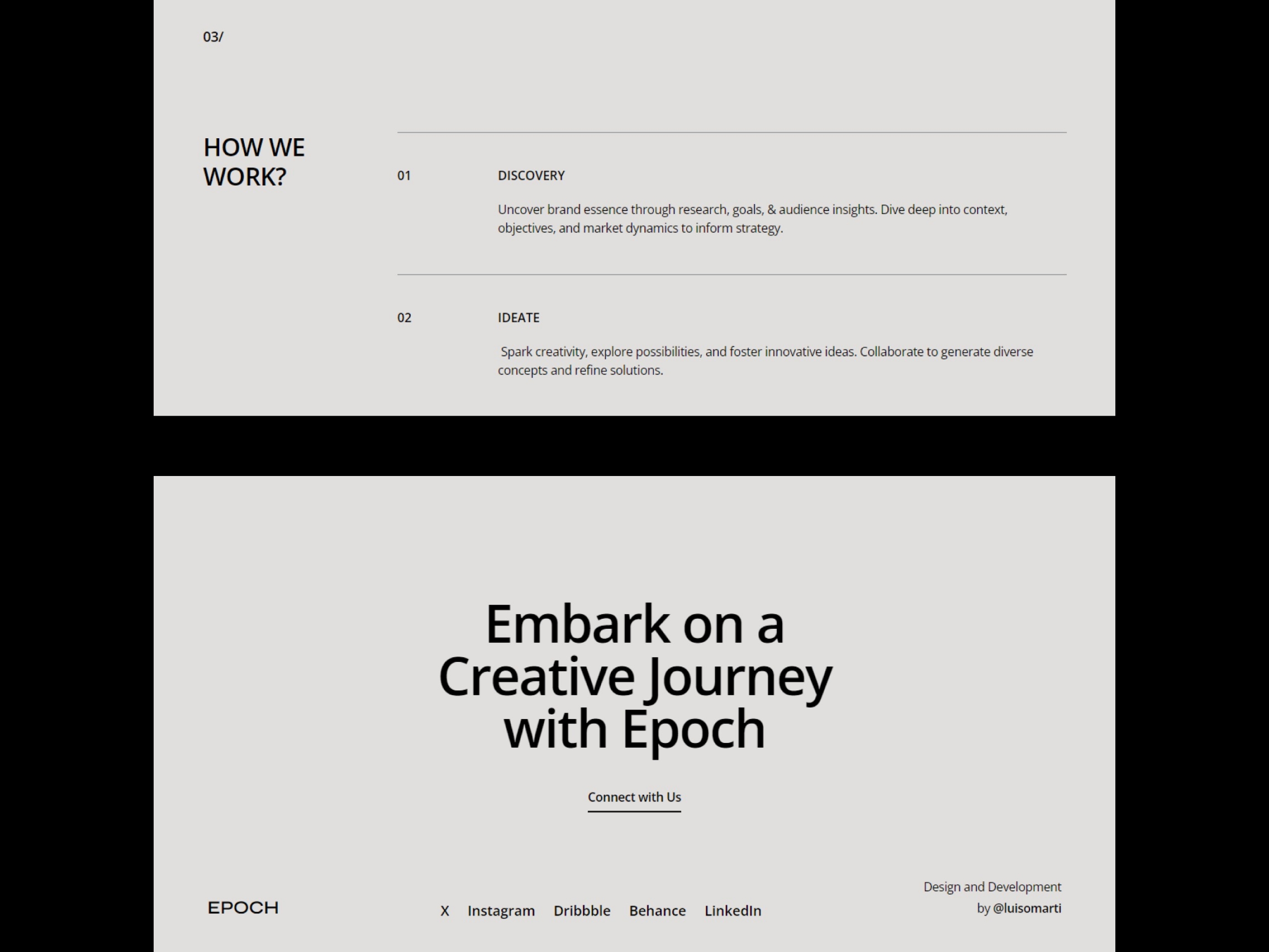 Epoch Framer template preview 4