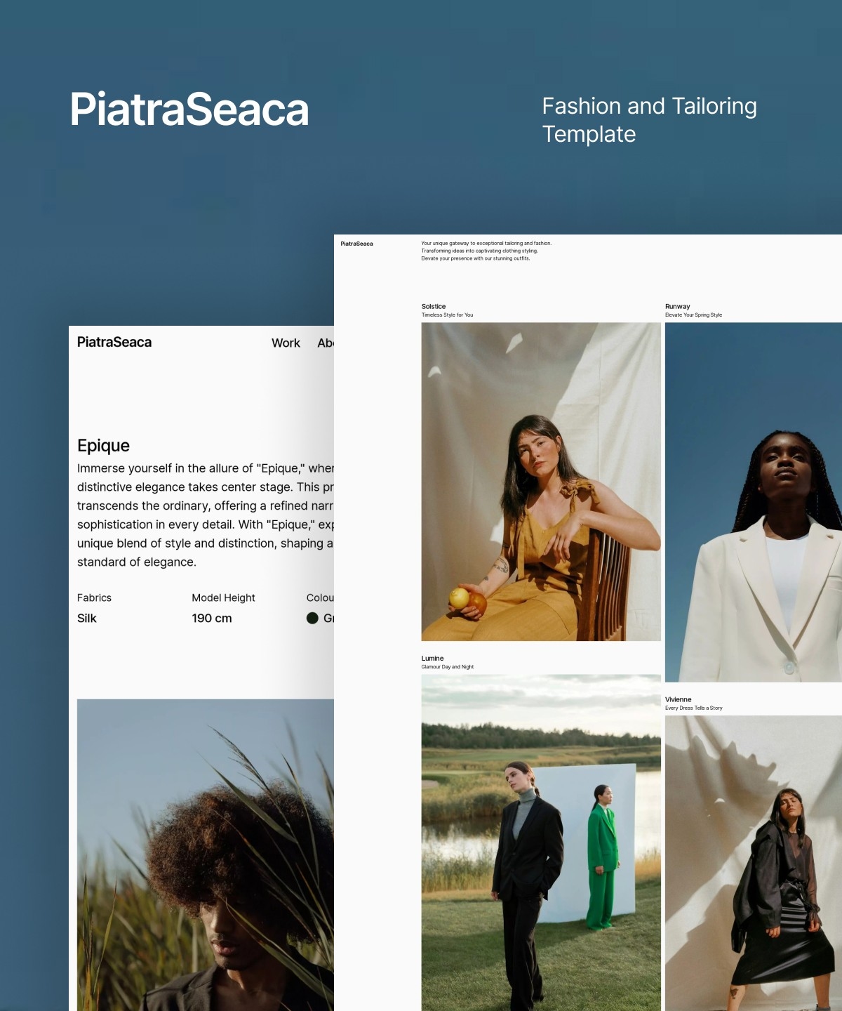 PiatraSeaca Framer template preview 1