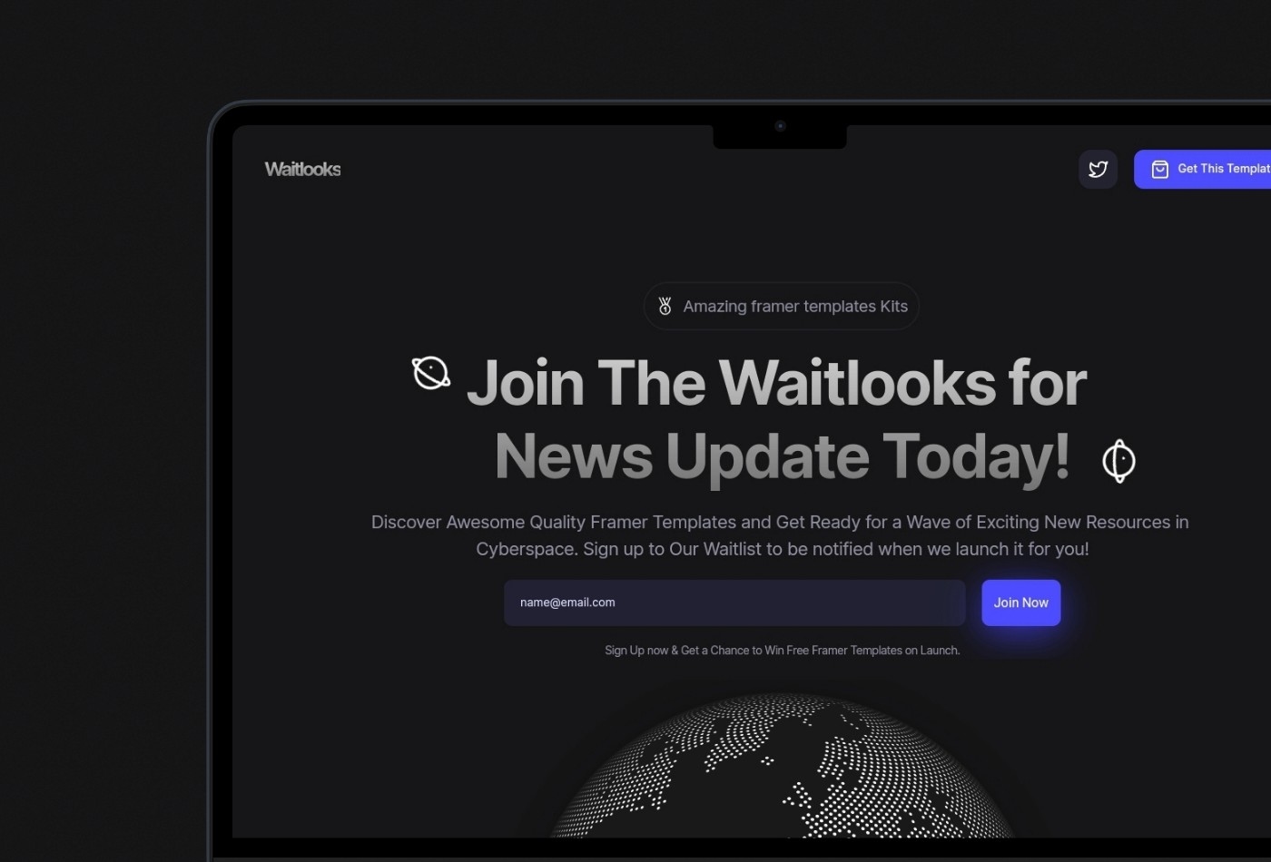 Waitlooks Framer template preview 3