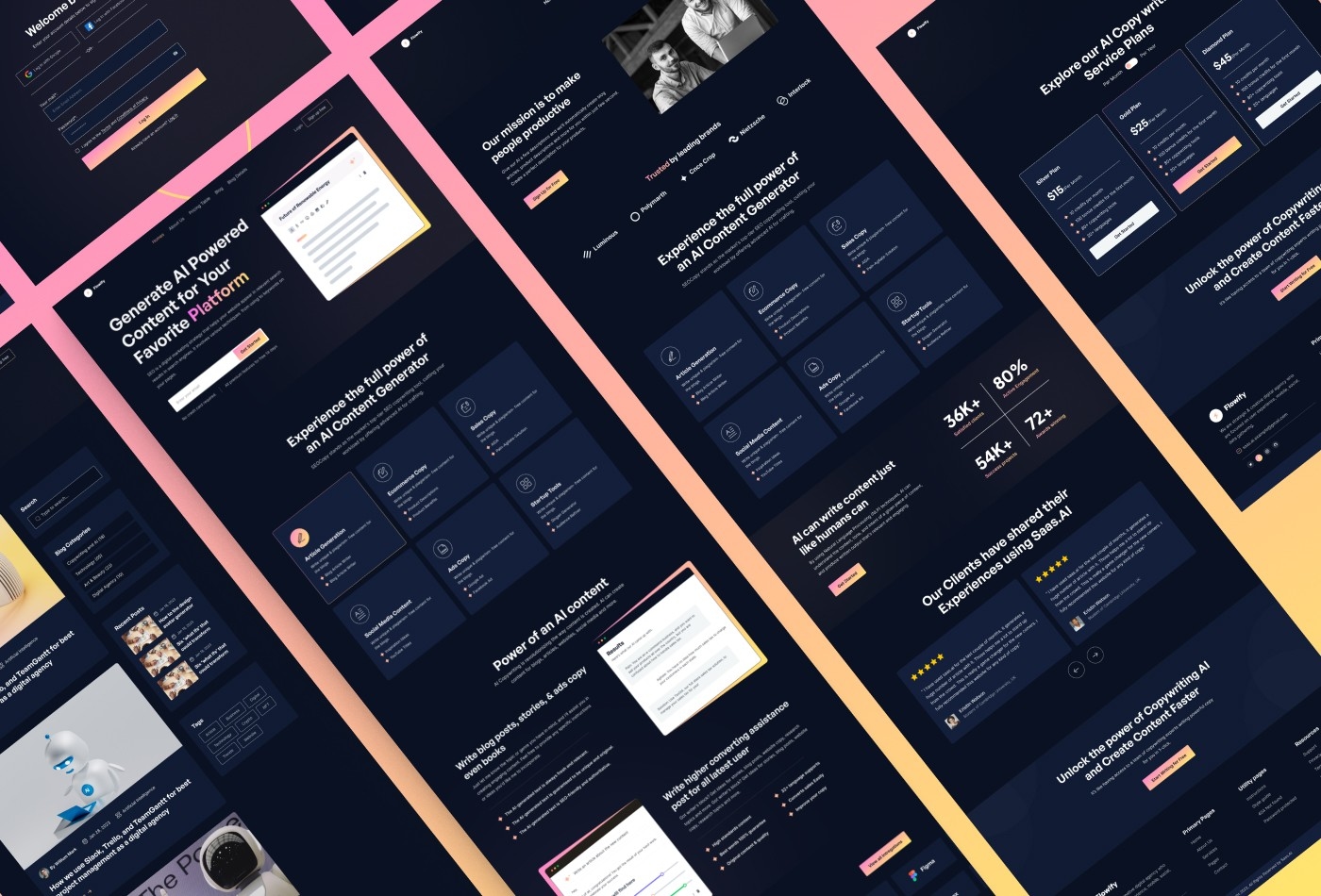 Flowify Framer template preview 4