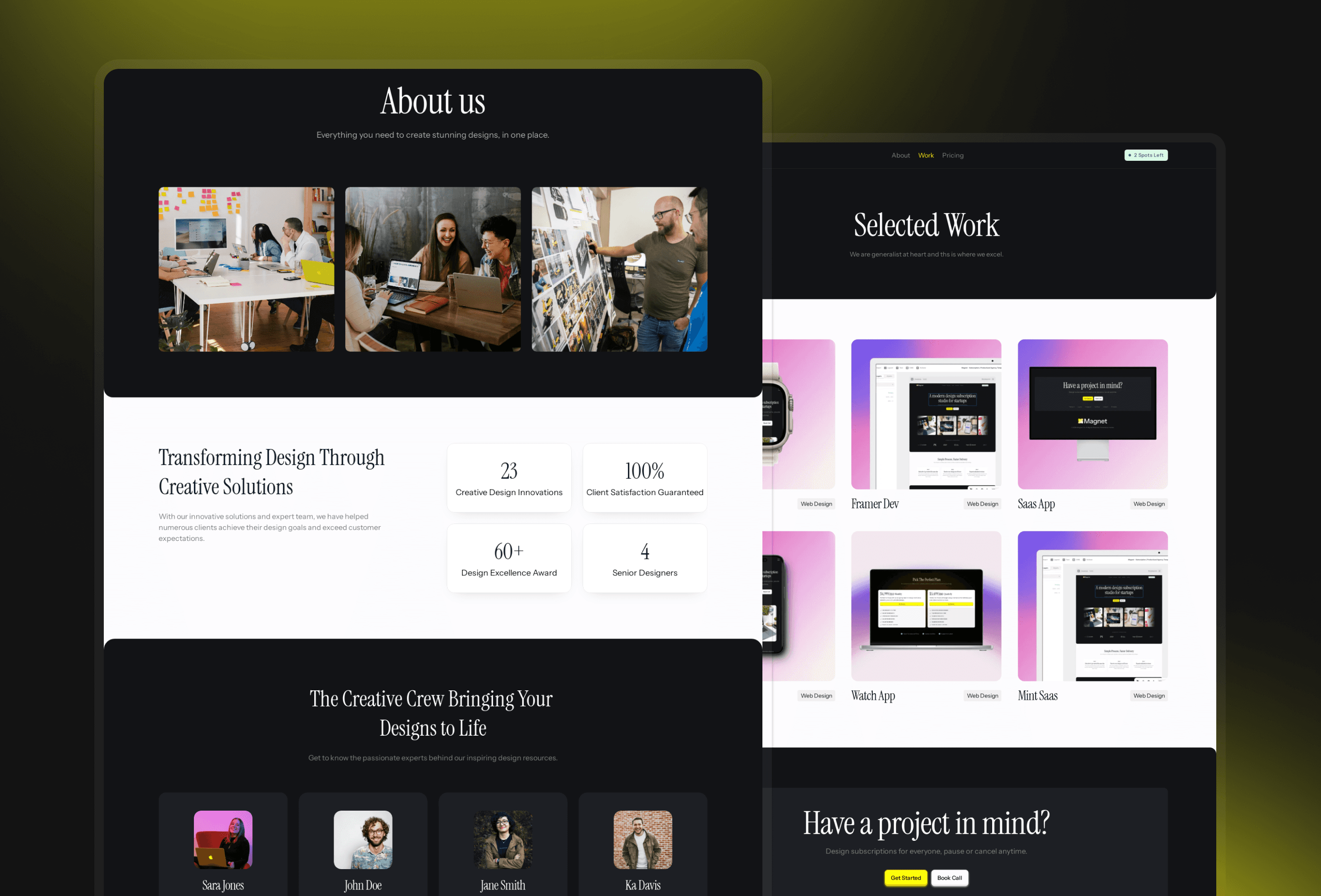 Magnet Framer template preview 4