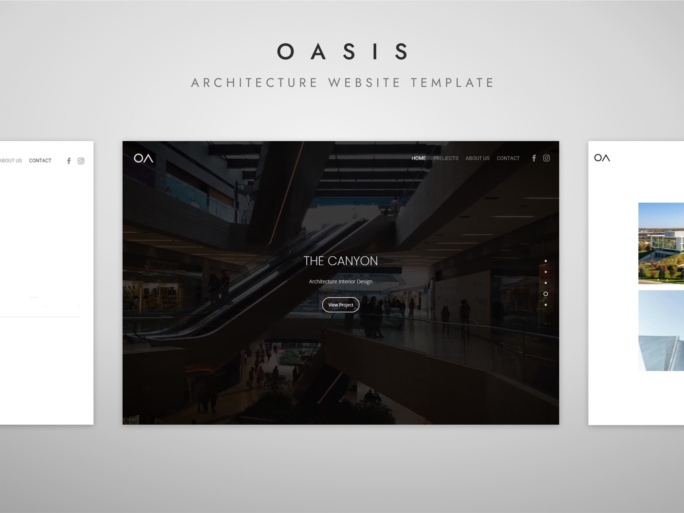 Oasis Framer template preview 1