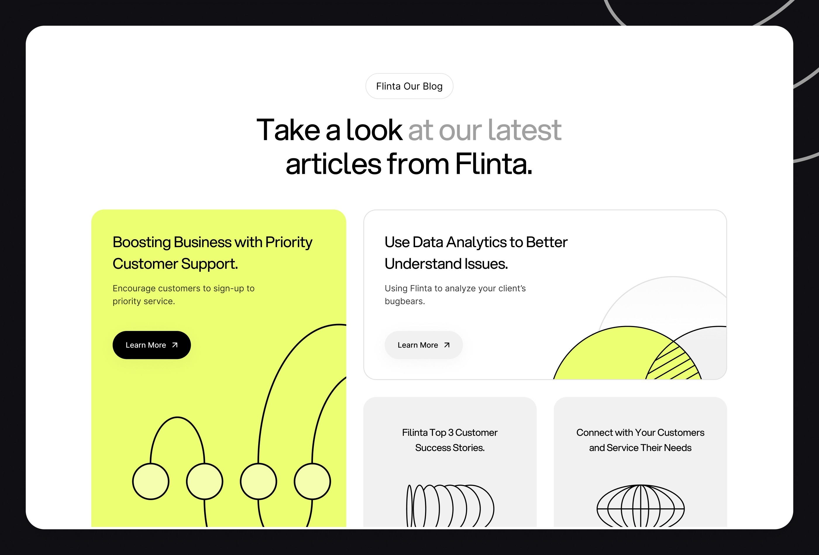 Flinta Framer template preview 4