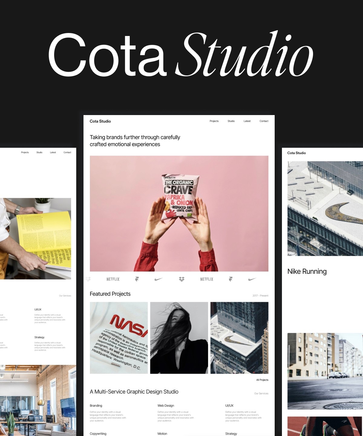 CotaStudio Framer template preview 1