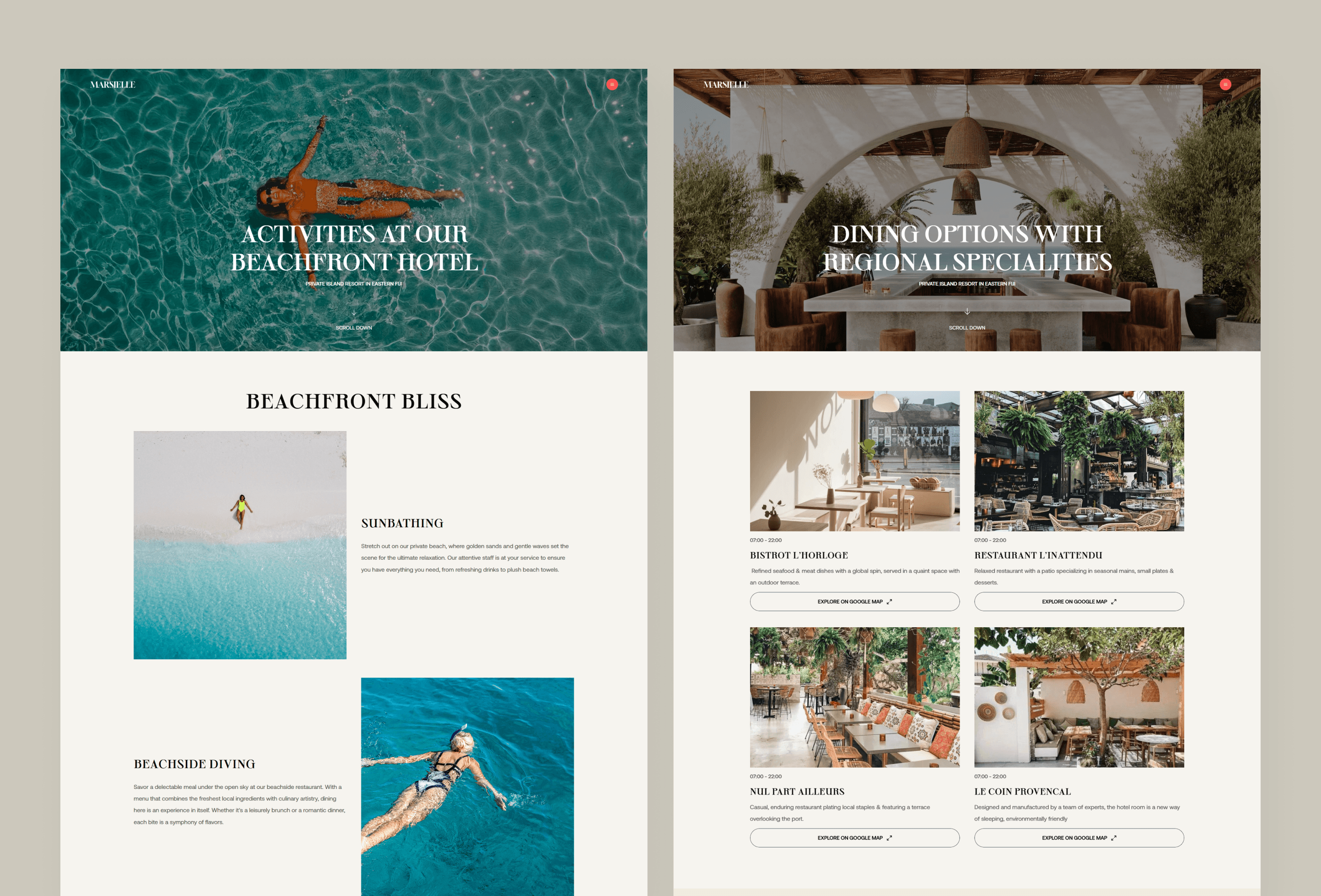 Suites Framer template preview 4