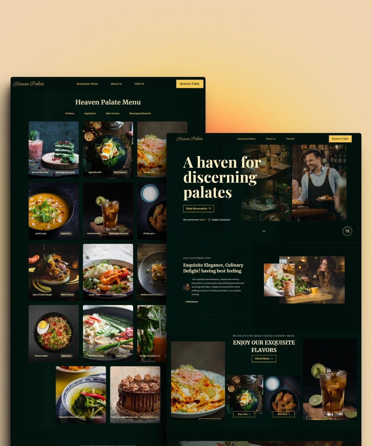 HeavenPalate Framer template preview 1