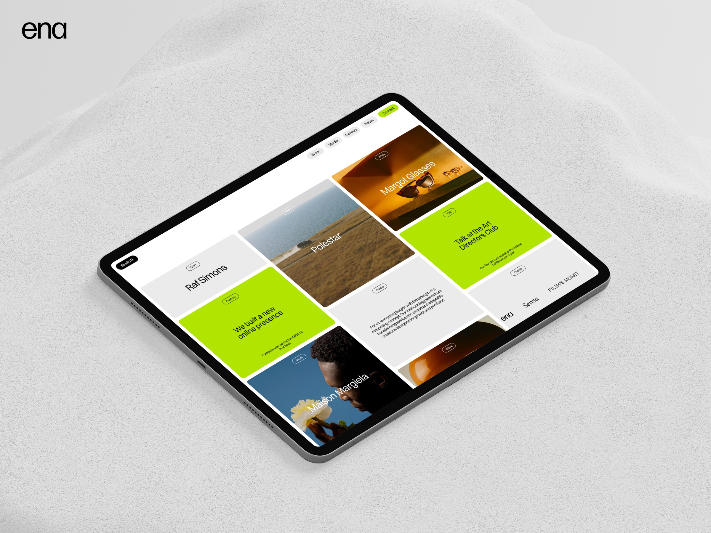 Studio B Framer template preview 1