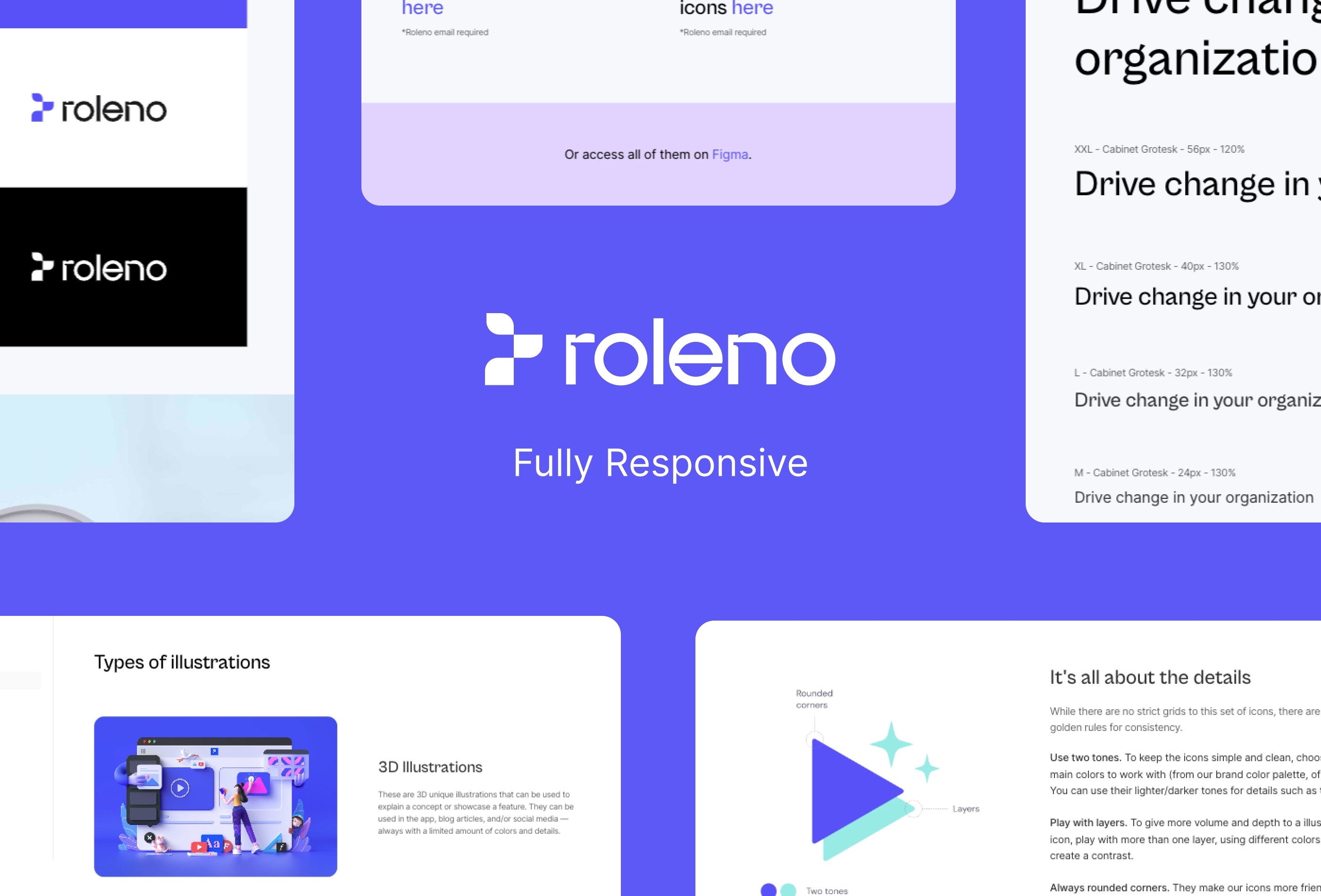 Roleno Framer template preview 4