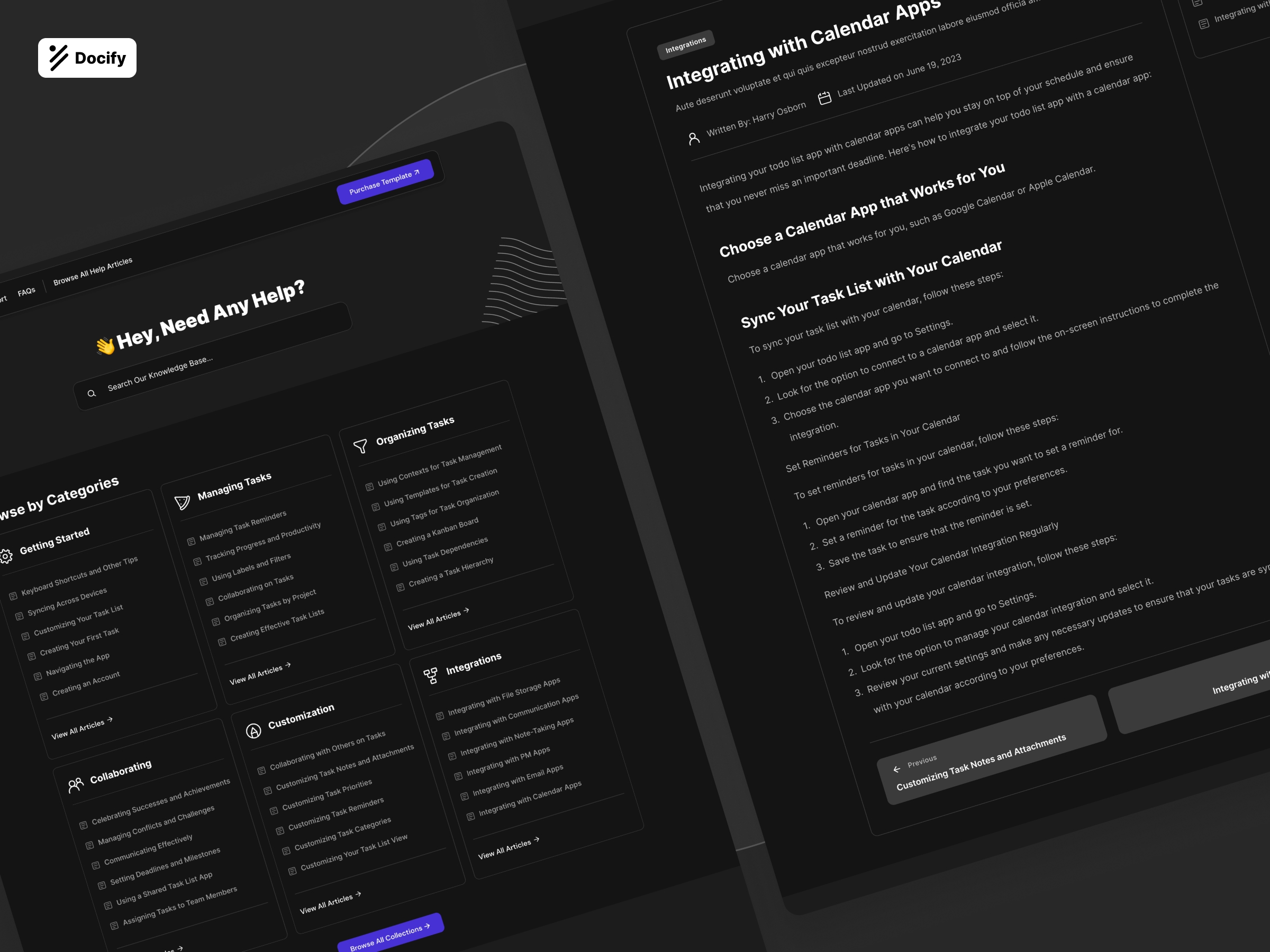 Docify Framer template preview 3