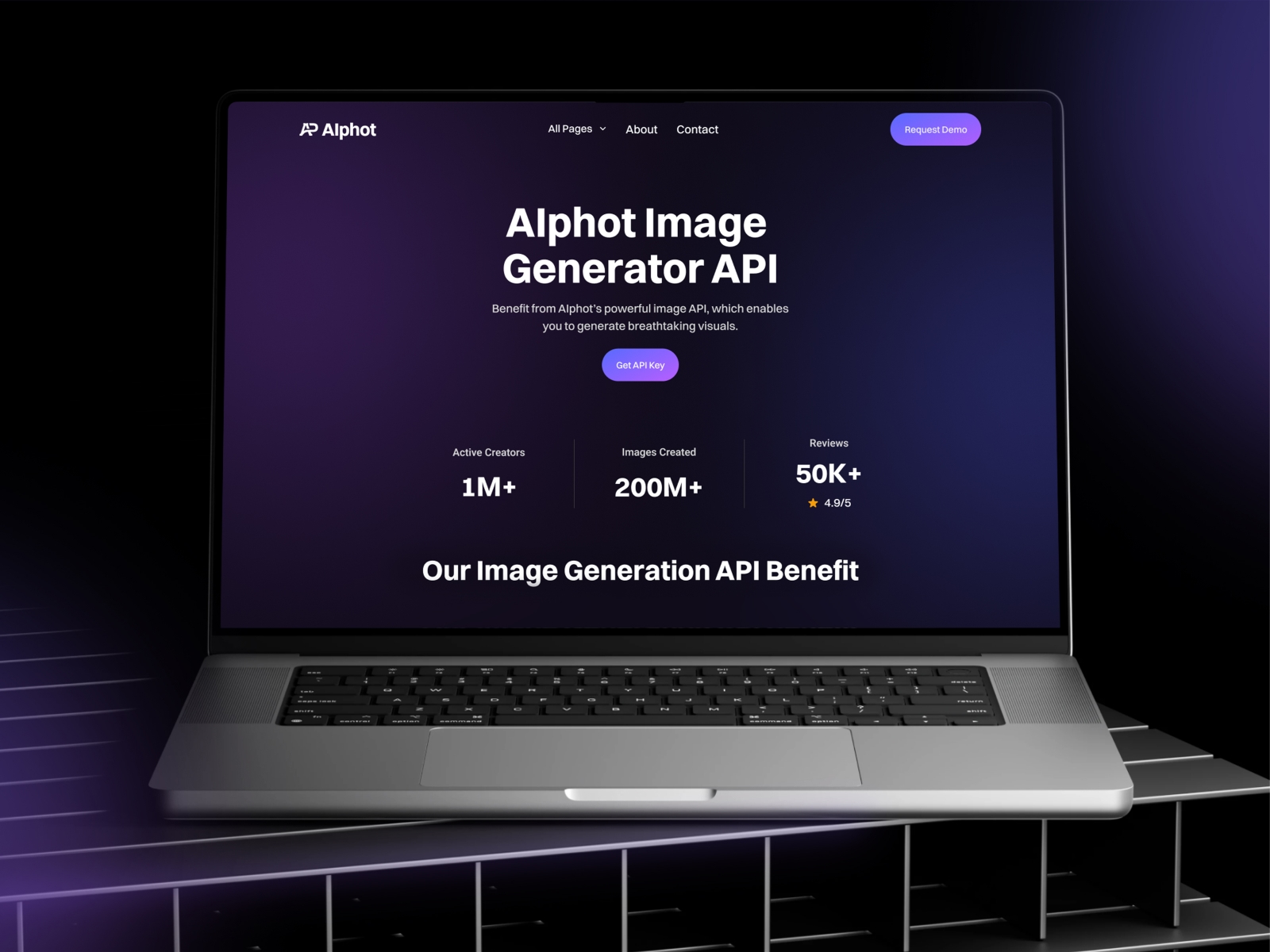 AIphot Framer template preview 4