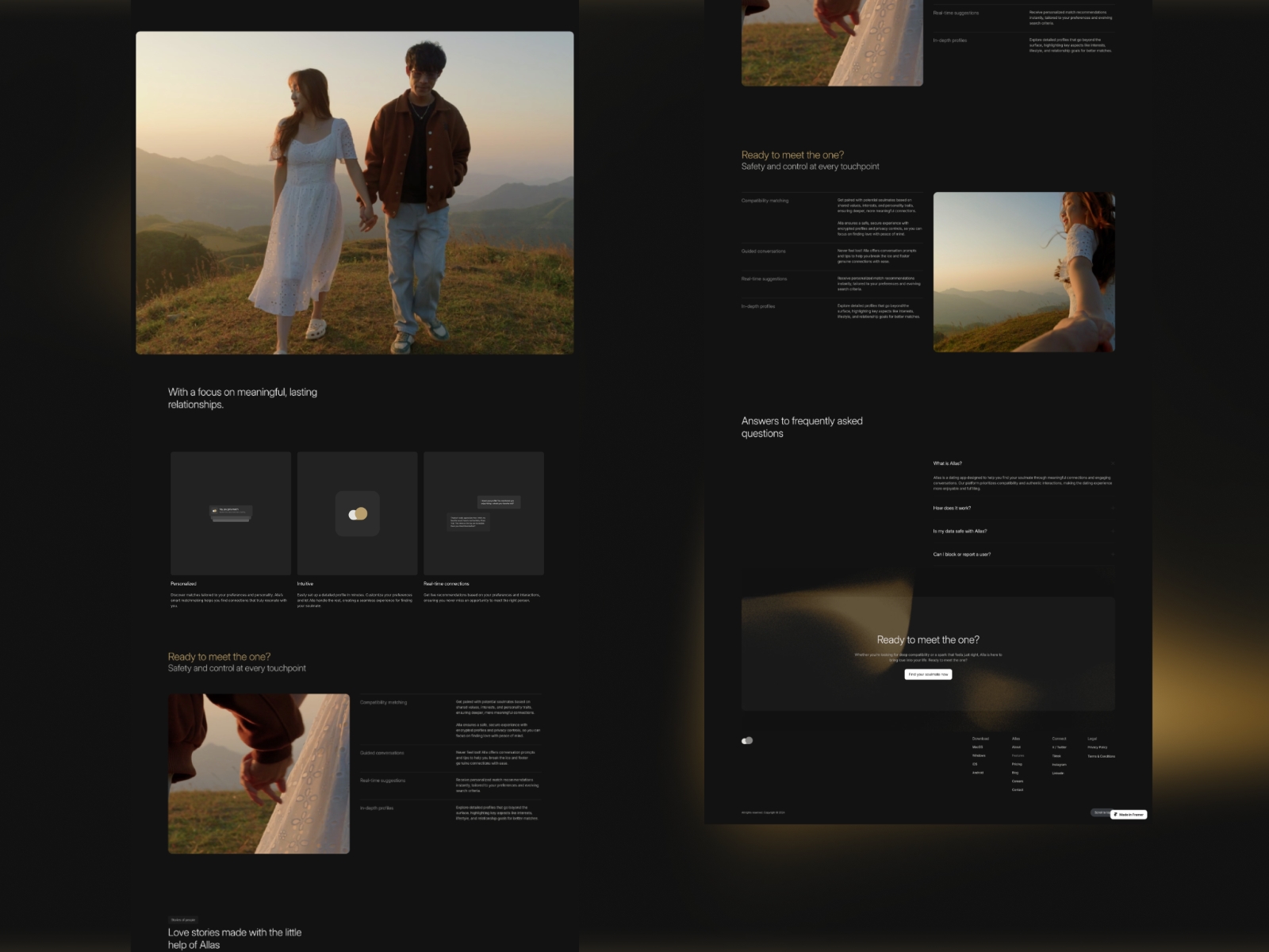 ALLAS Framer template preview 2