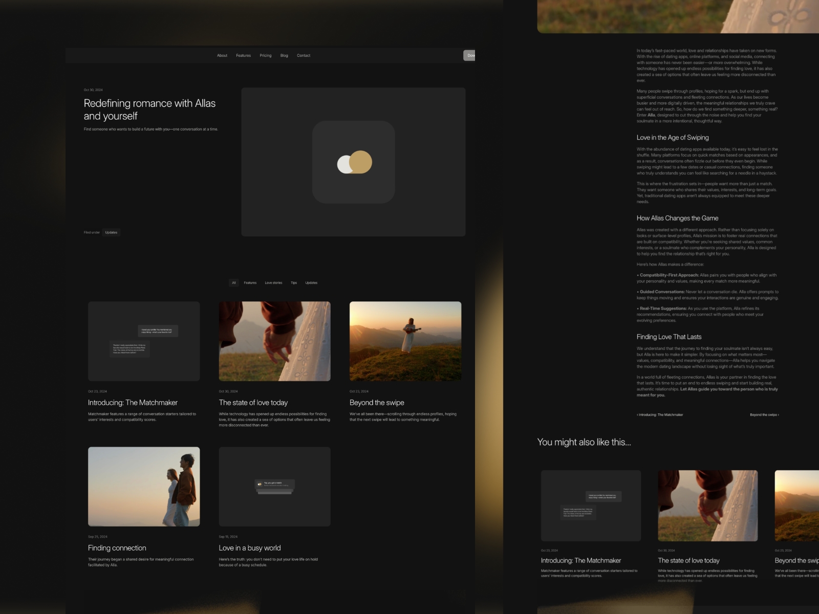 ALLAS Framer template preview 4