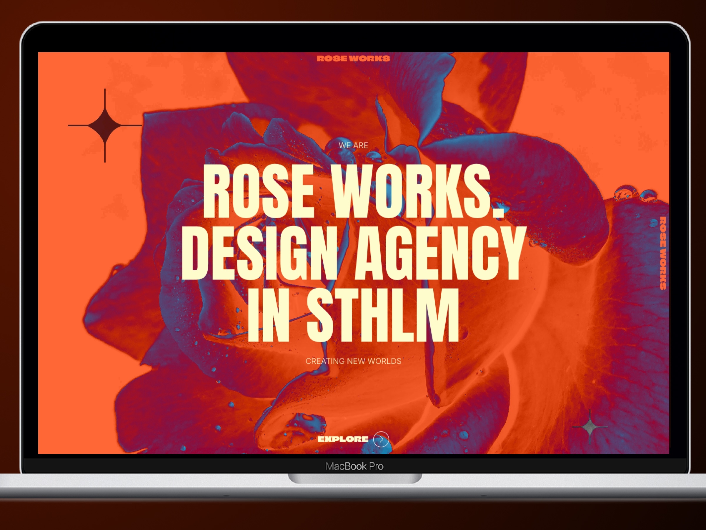 Rose Works Framer template preview 1